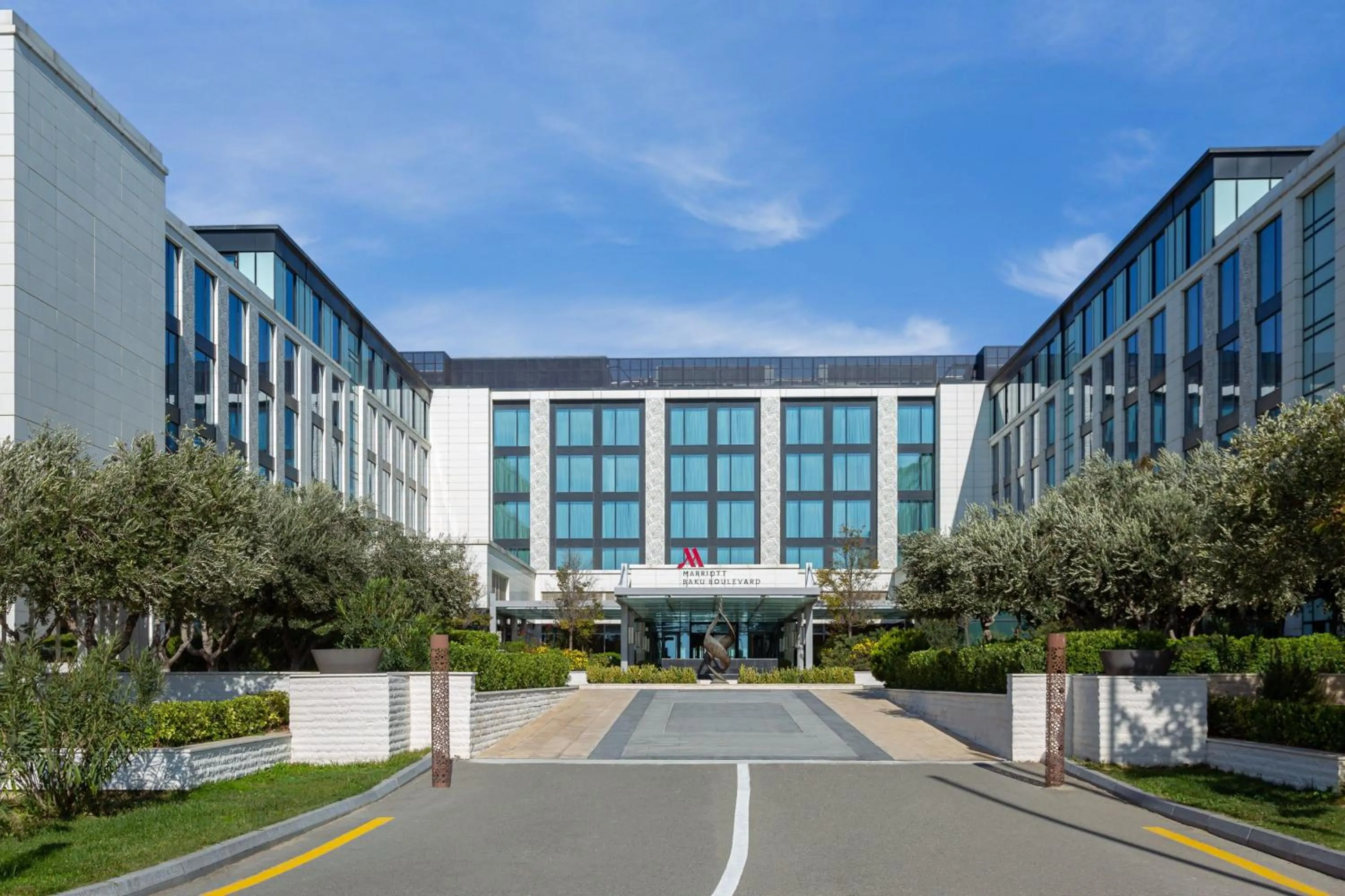 Property building in Baku Marriott Hotel Boulevard