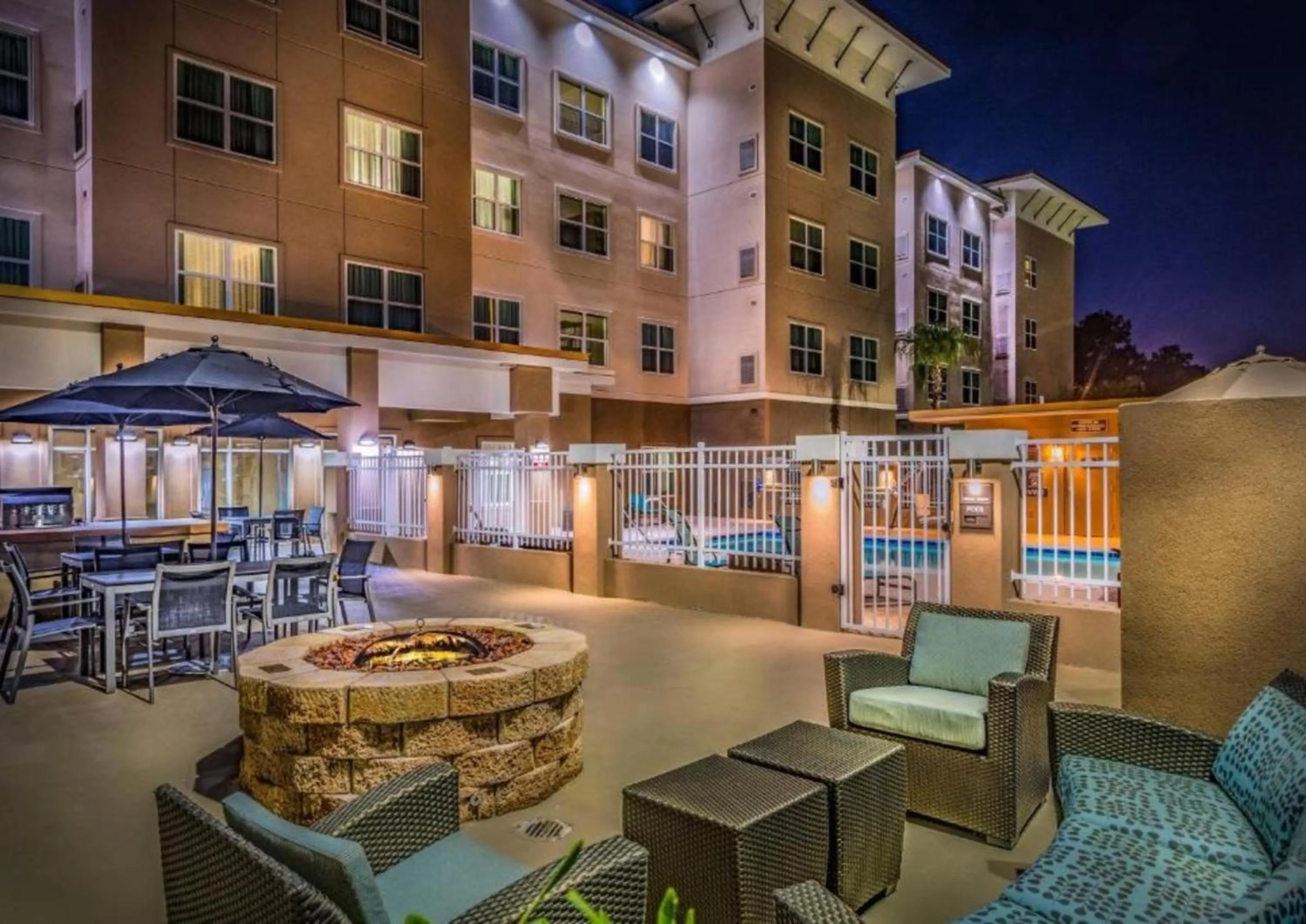 fireplace in Residence Inn by Marriott Savannah Airport