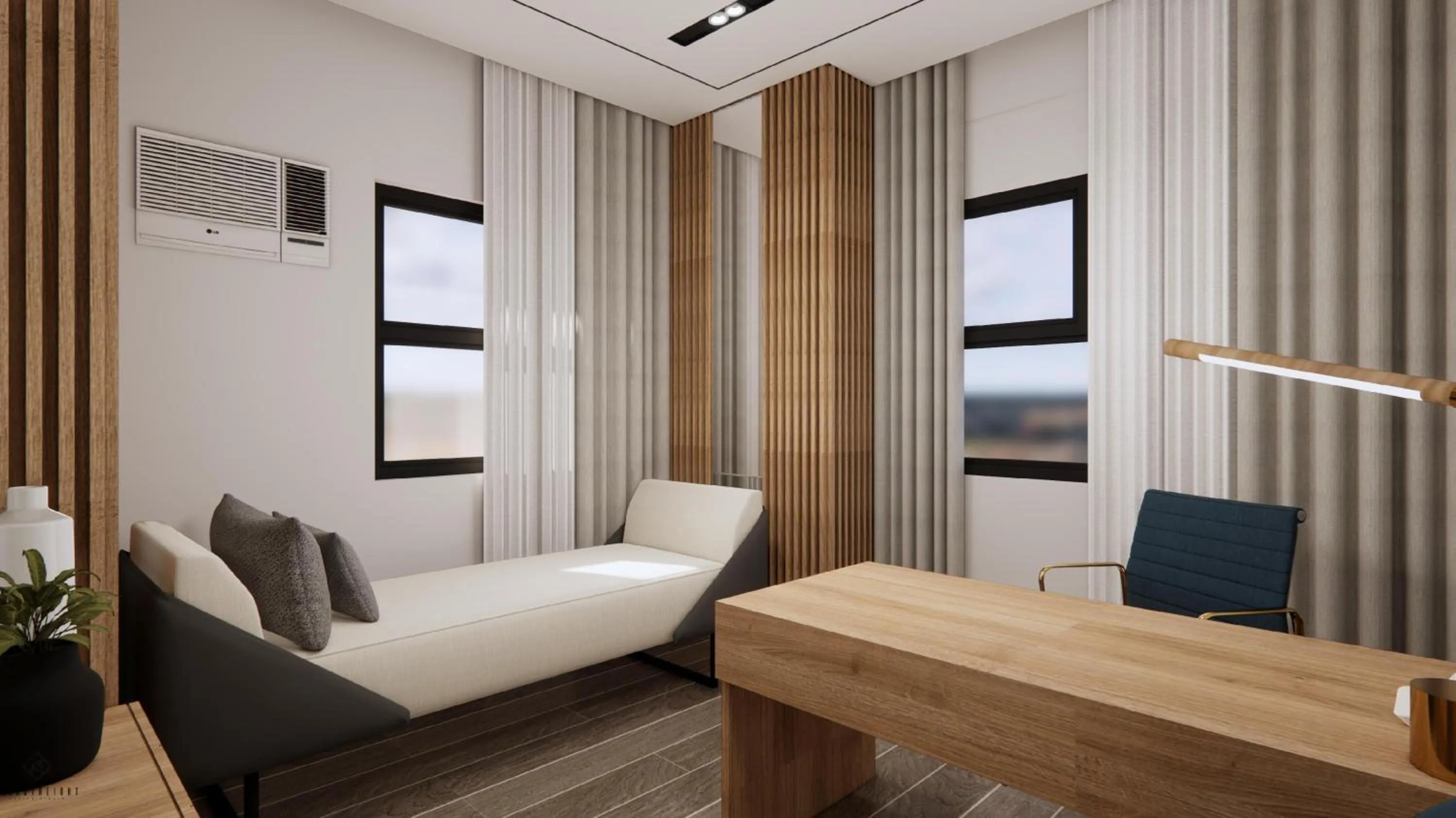 Seating area in Novel Hotel Manila