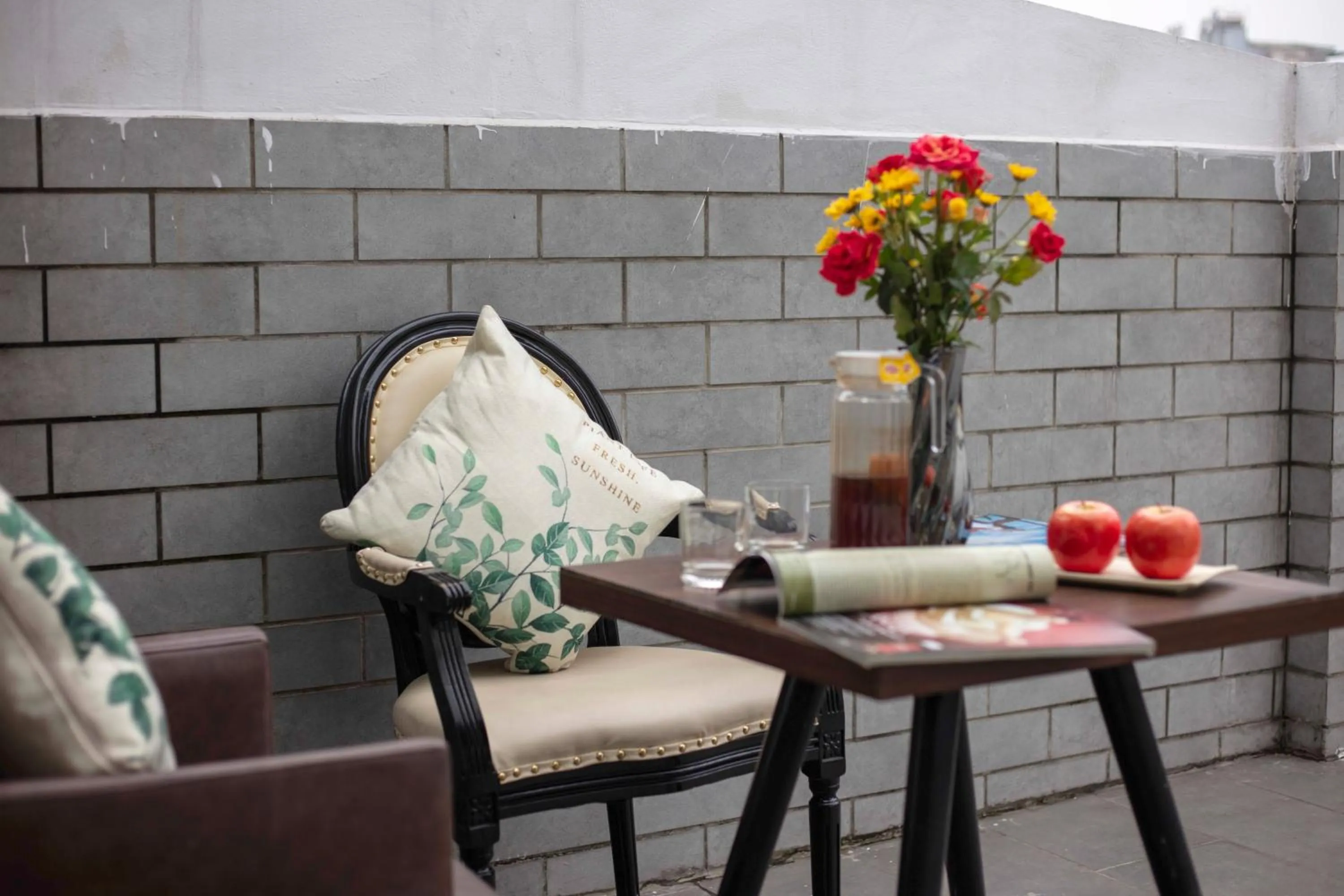 Balcony/Terrace in Infinity HaNoi Hotel & Travel