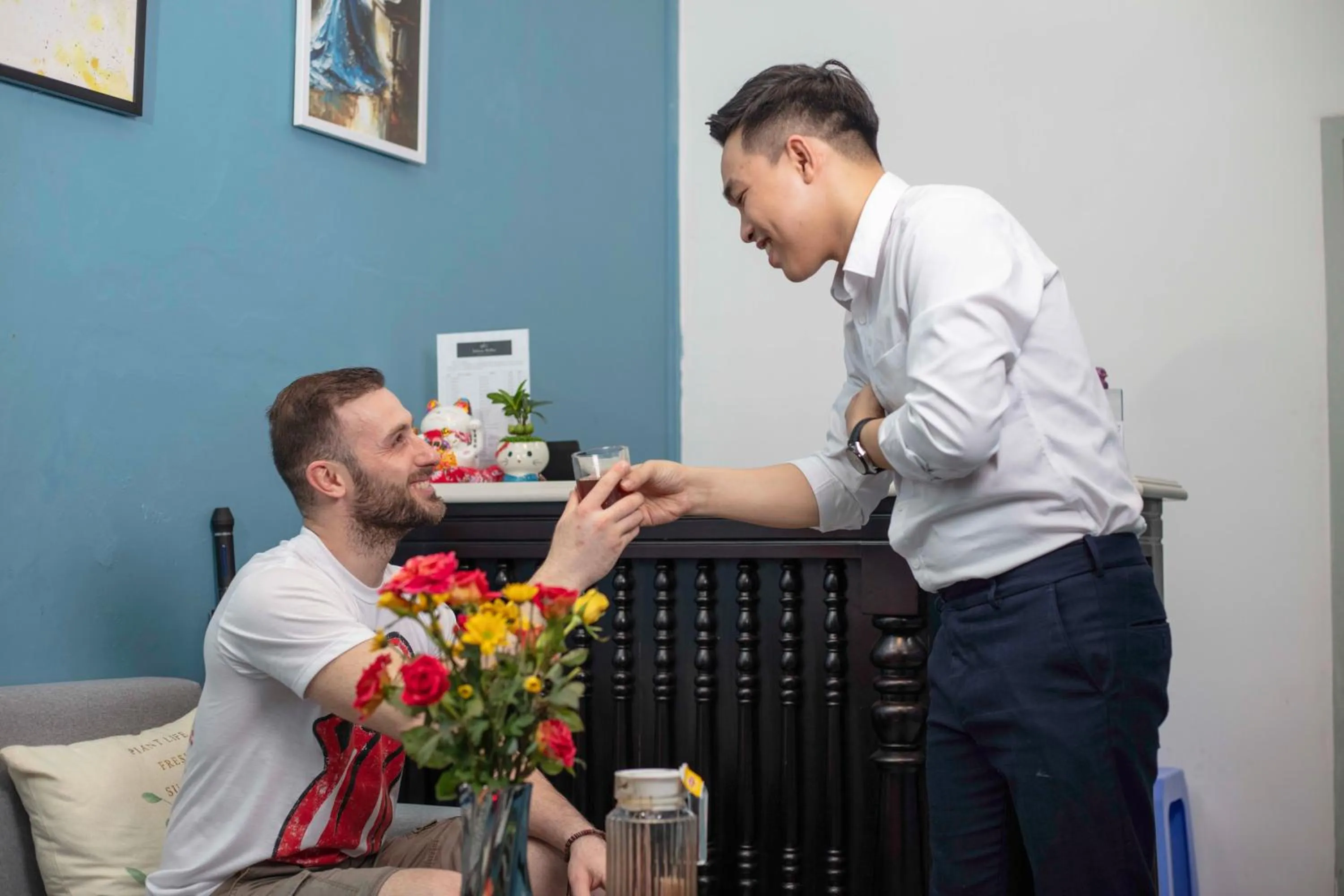 Lobby or reception in Infinity HaNoi Hotel & Travel