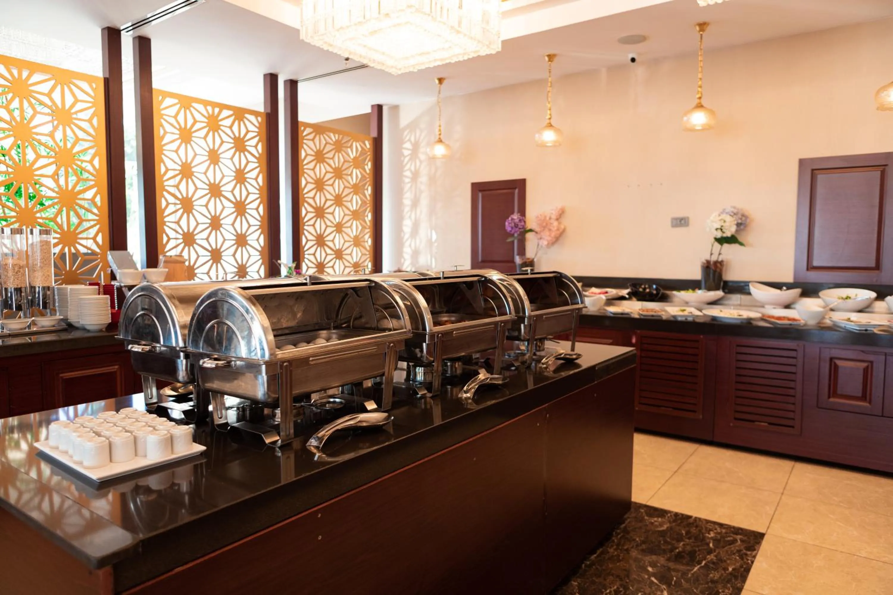 Buffet breakfast in Tilya Resort Hotel