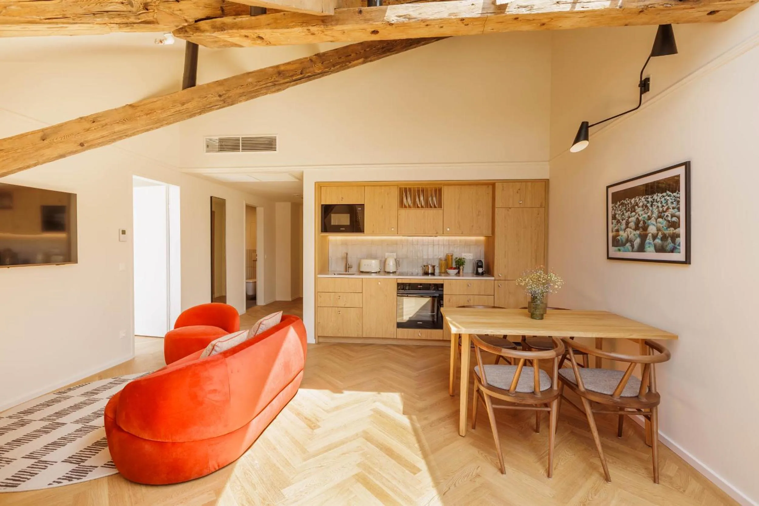 Kitchen or kitchenette in Wilde Vienna Fleischmarkt