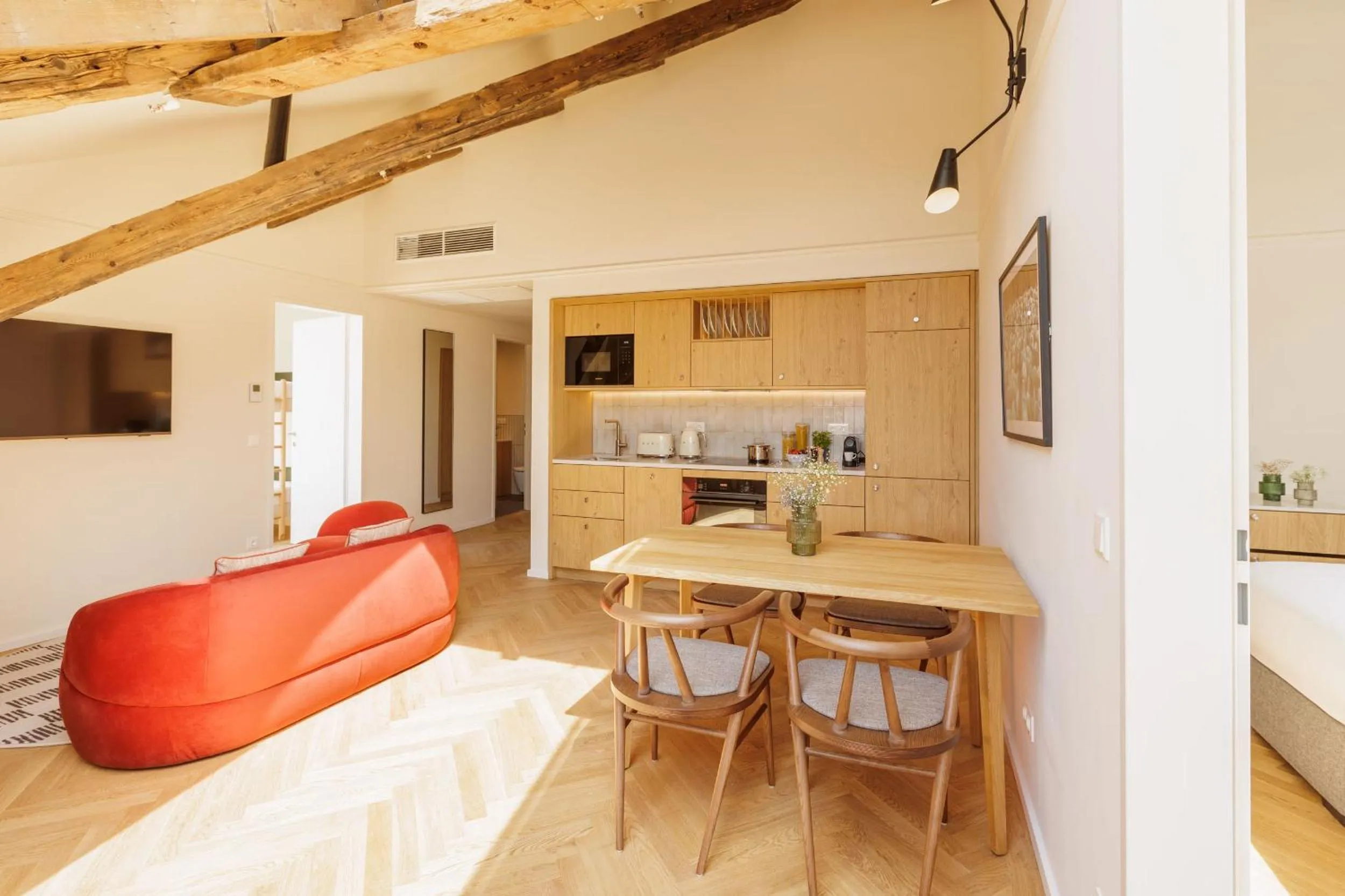 Kitchen or kitchenette in Wilde Vienna Fleischmarkt