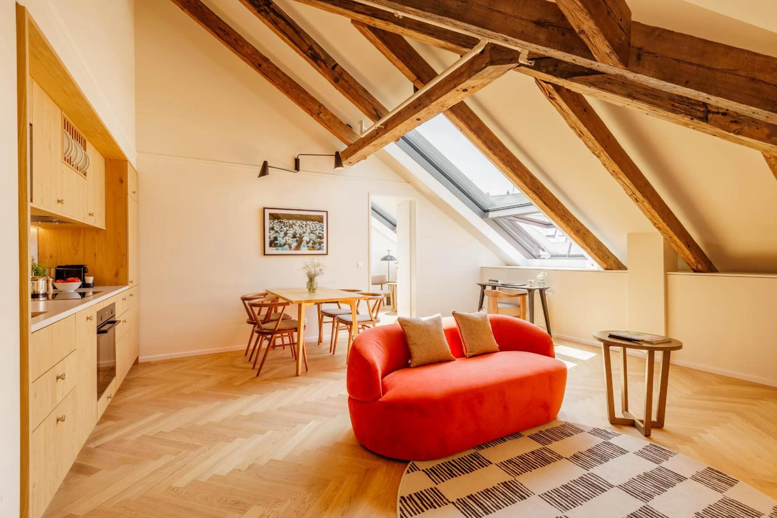 Living room in Wilde Vienna Fleischmarkt