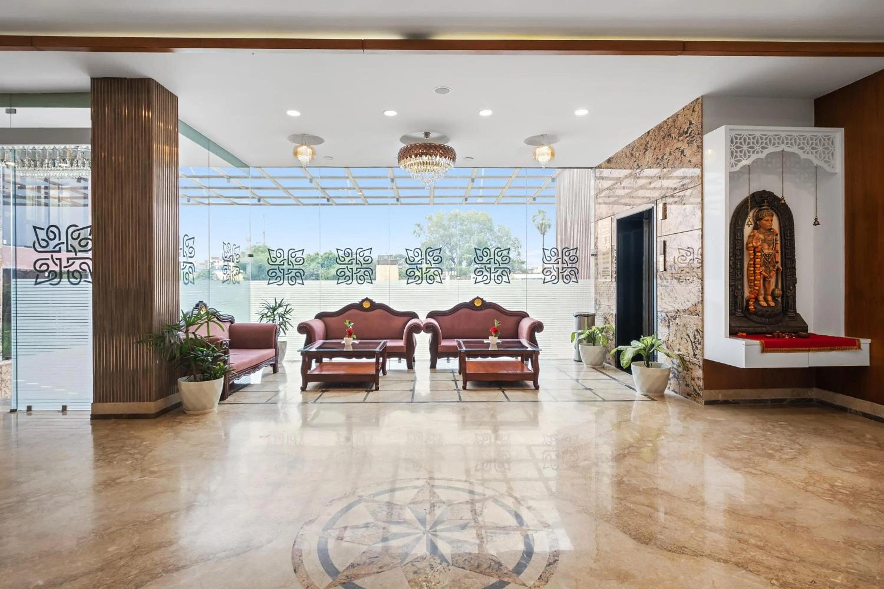 Seating area in Padmshree Palace