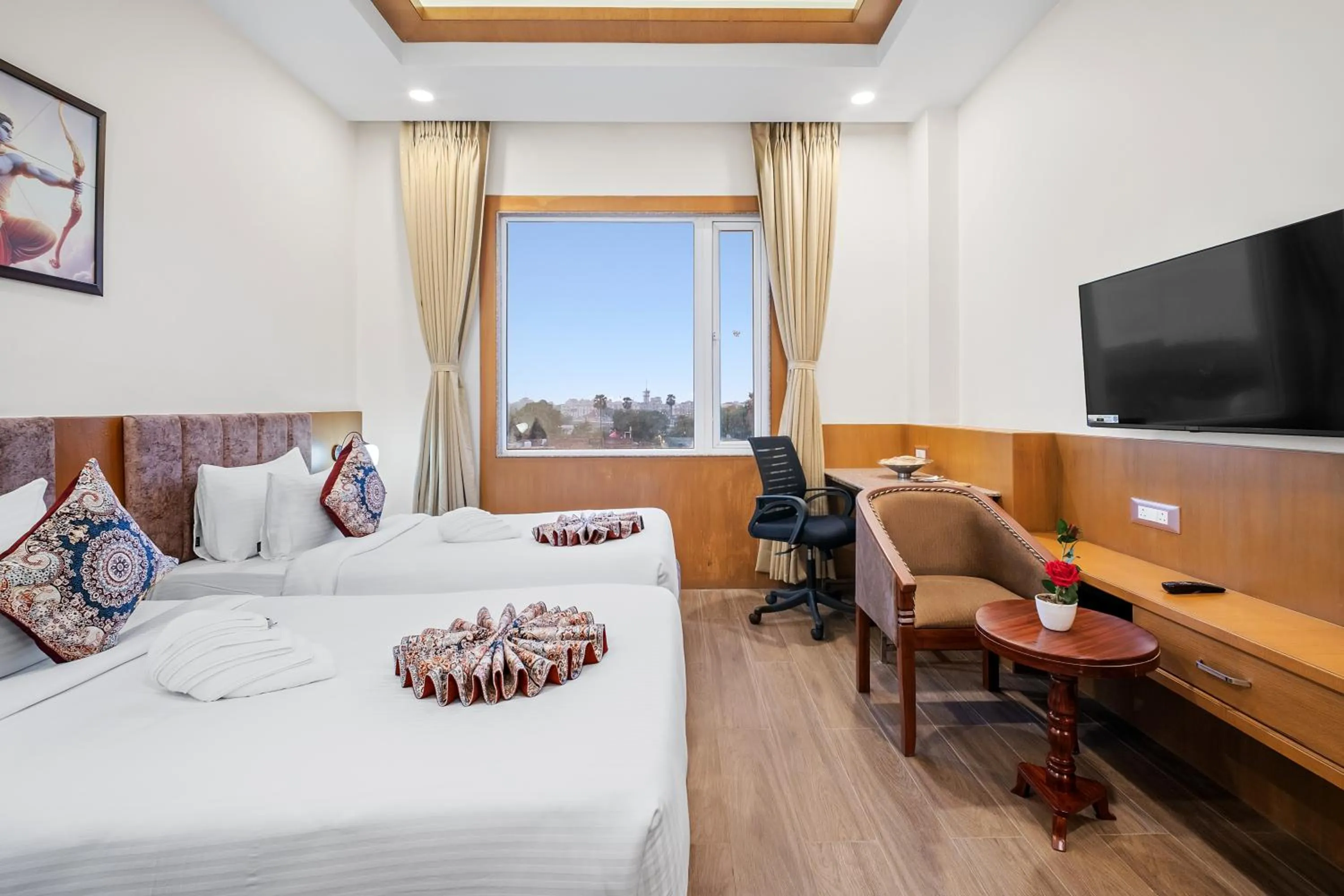 Bed in Padmshree Palace