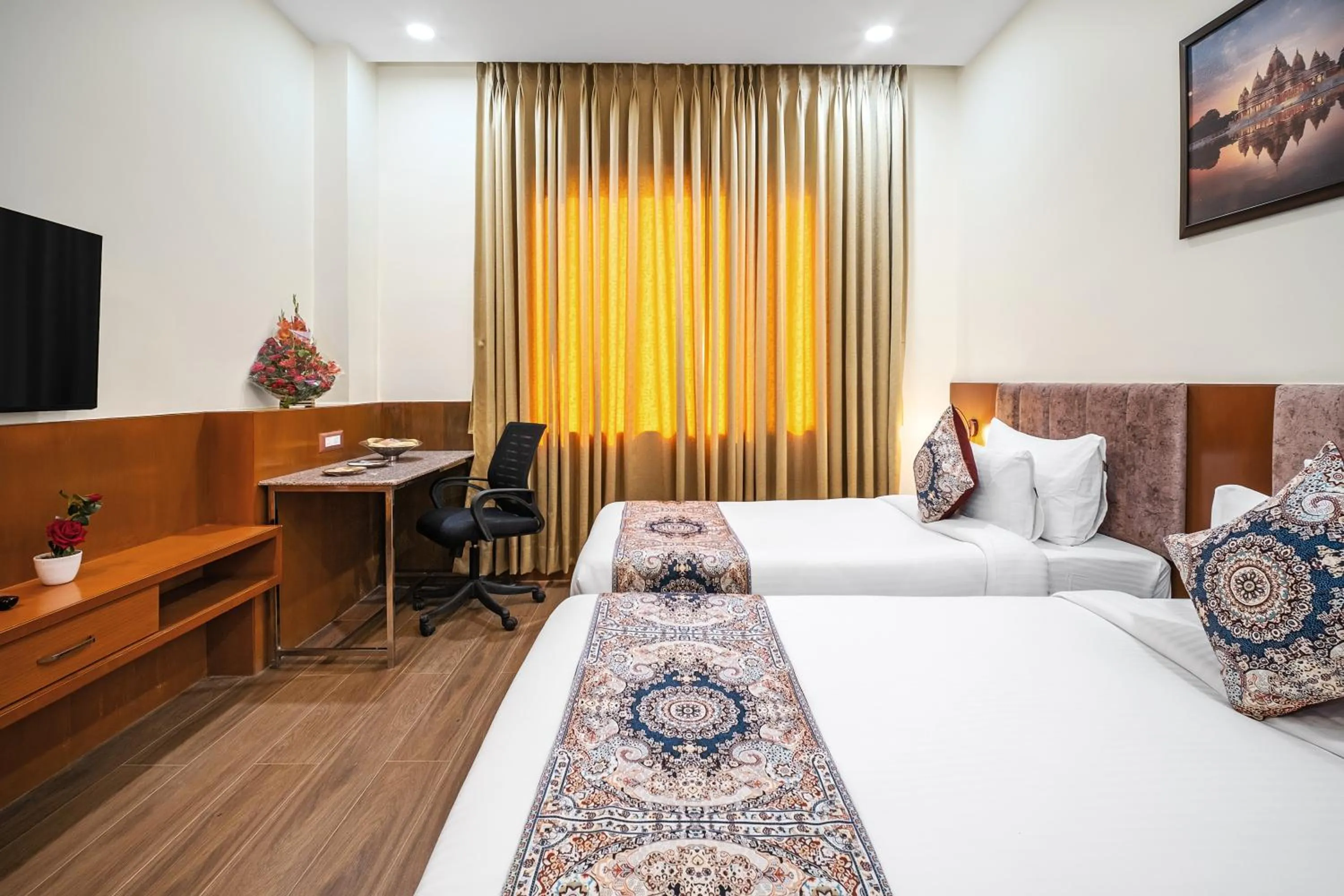 Bed in Padmshree Palace