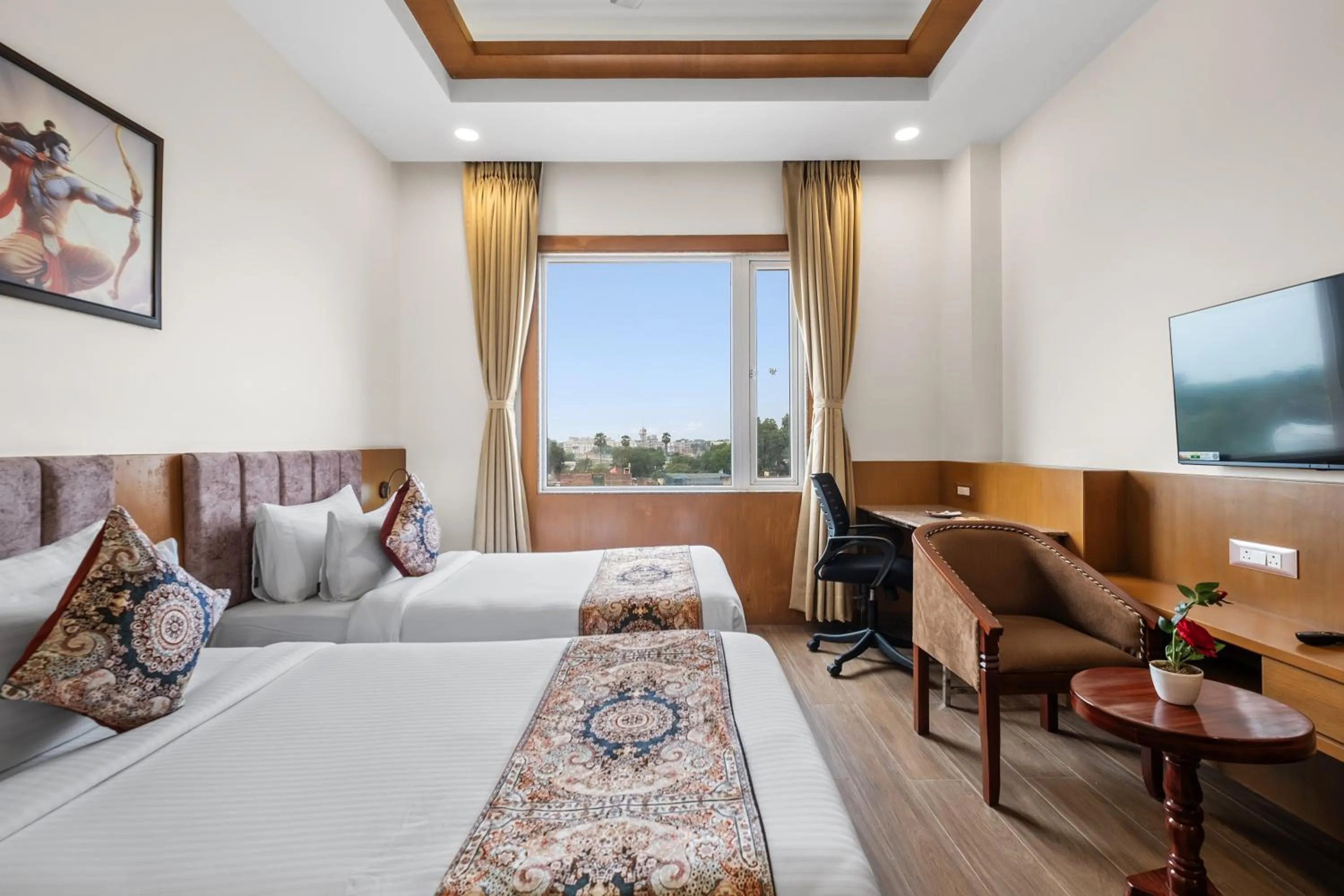 Bed in Padmshree Palace