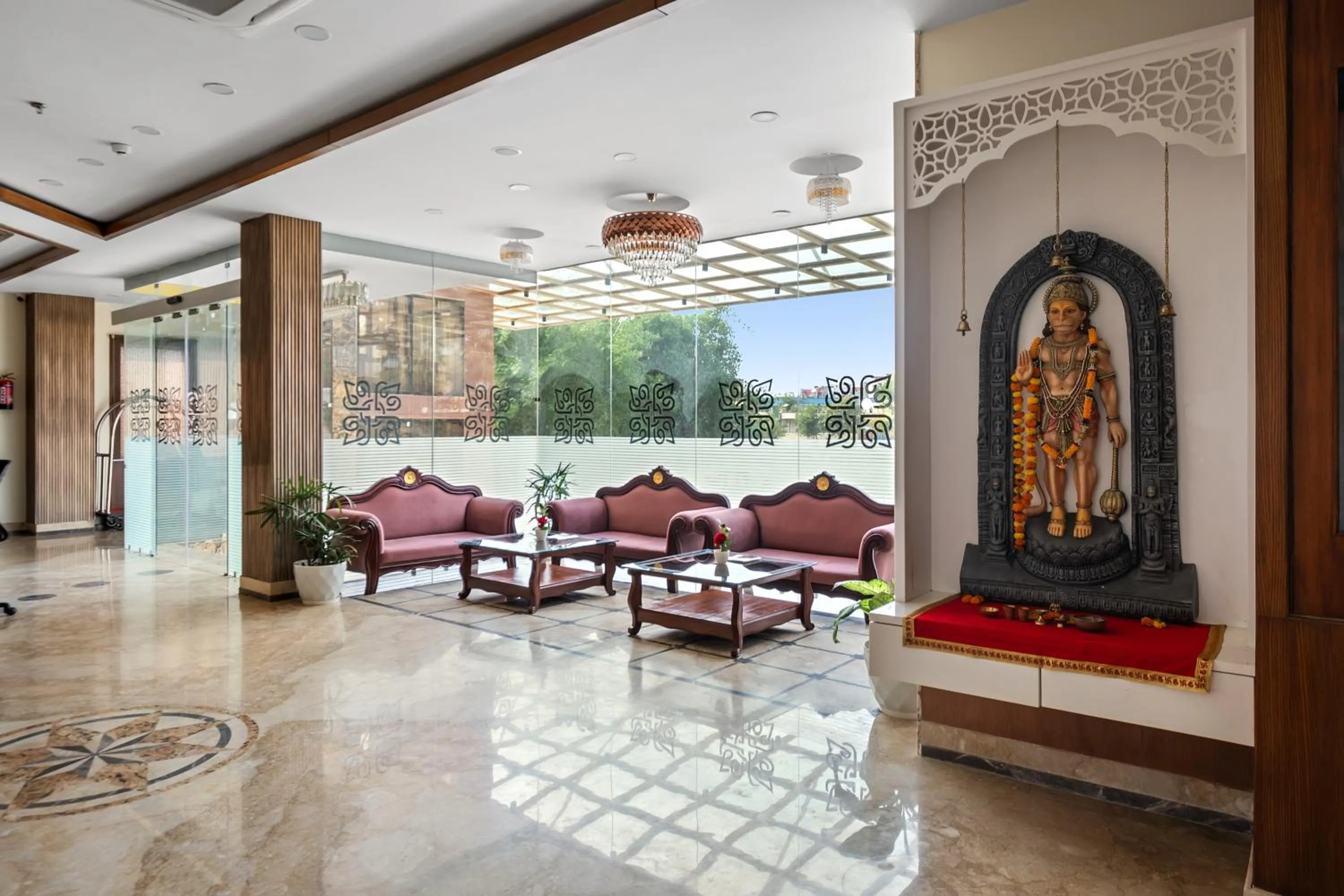 Seating area in Padmshree Palace