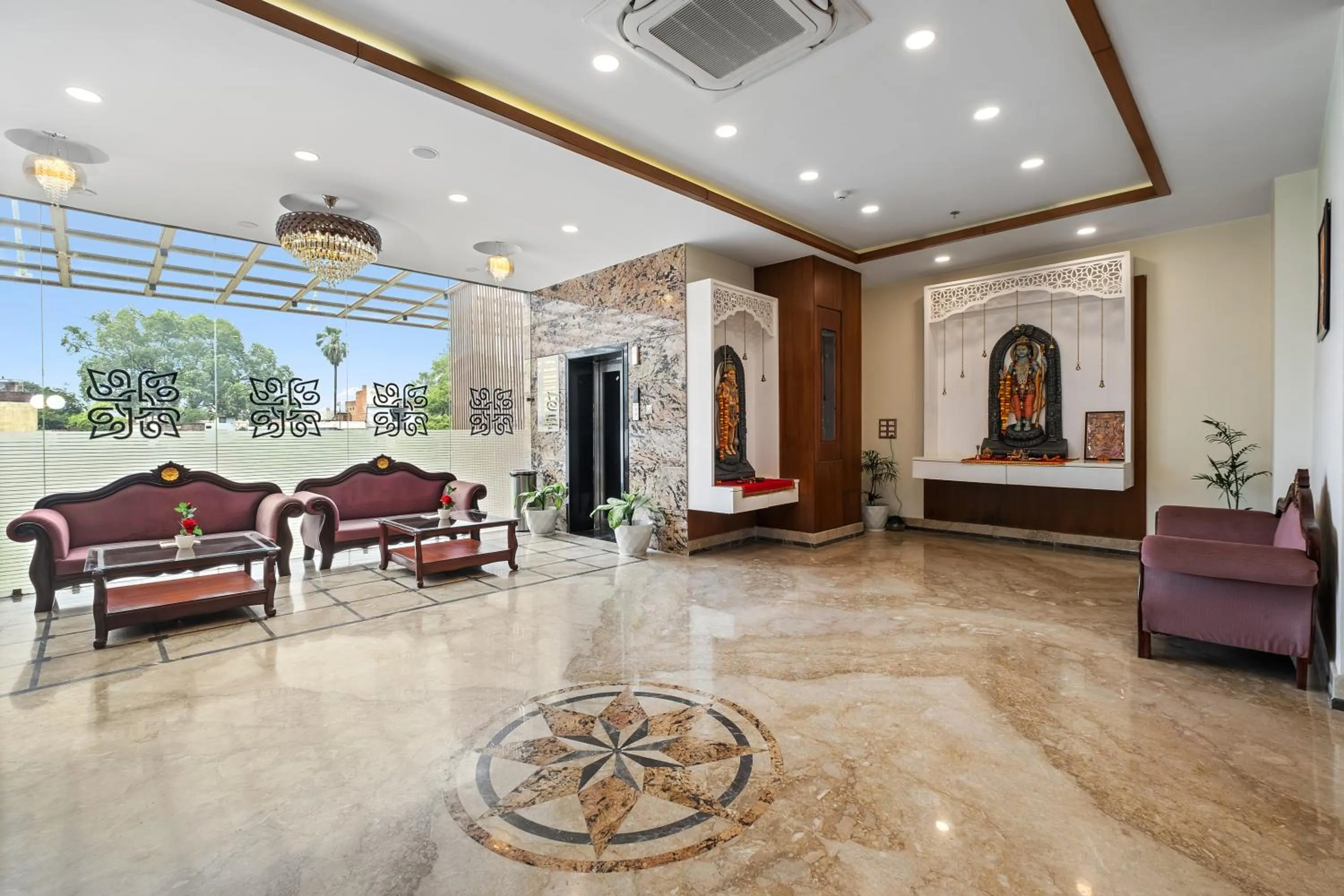 Seating area in Padmshree Palace