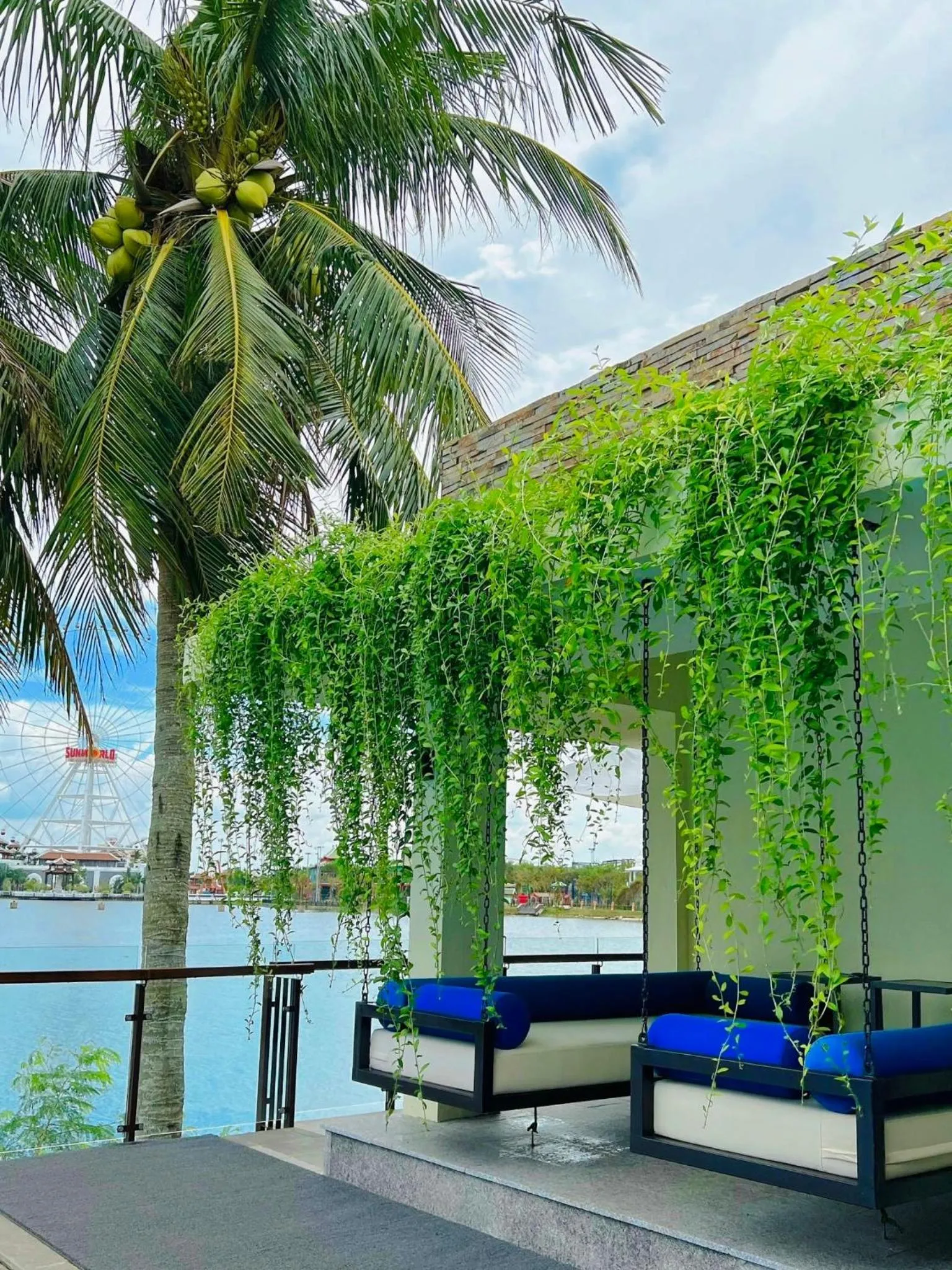 Swimming pool in The Blossom Resort Island Da Nang - Onsen Included