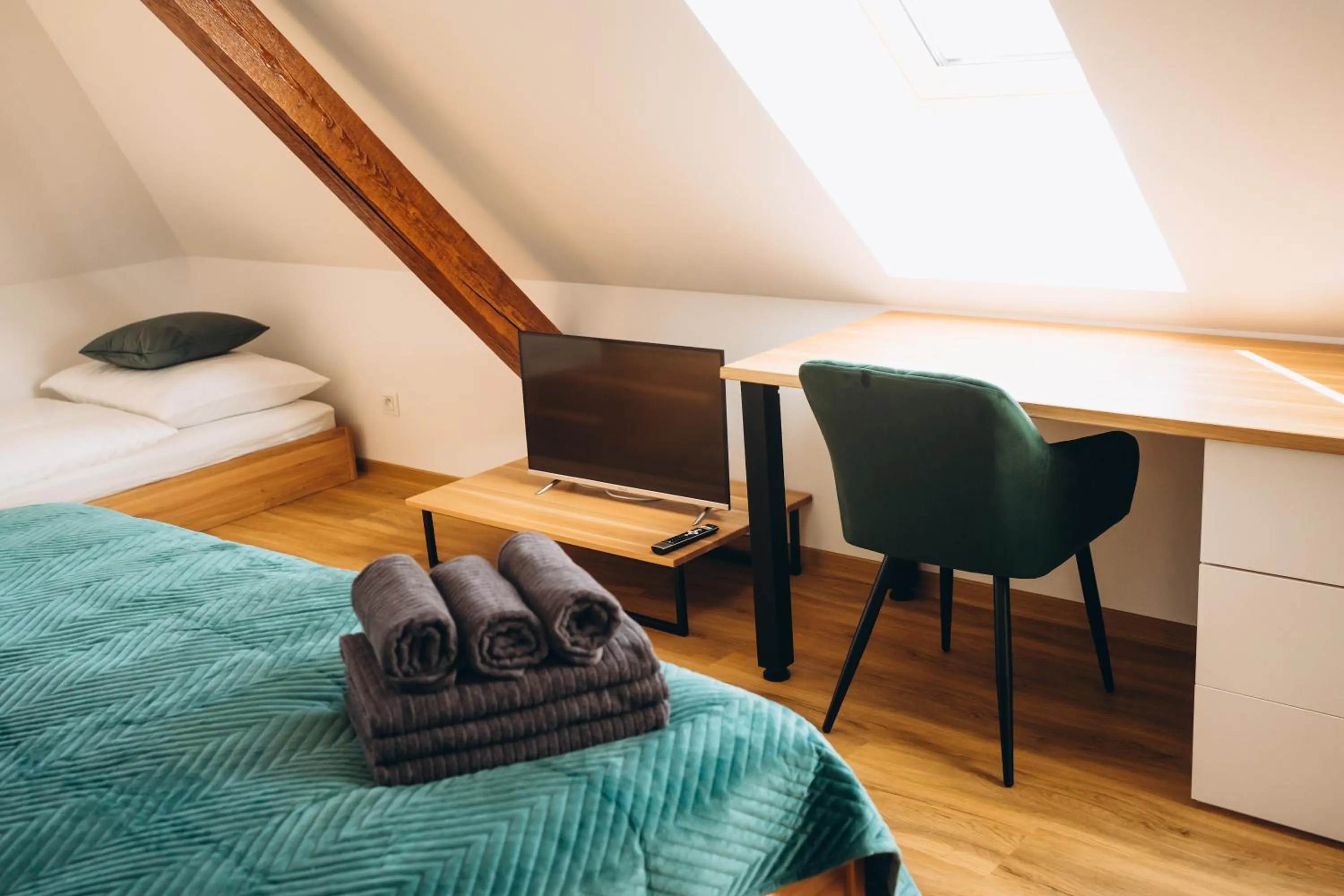 Bed in Penzion Tlustá kachna