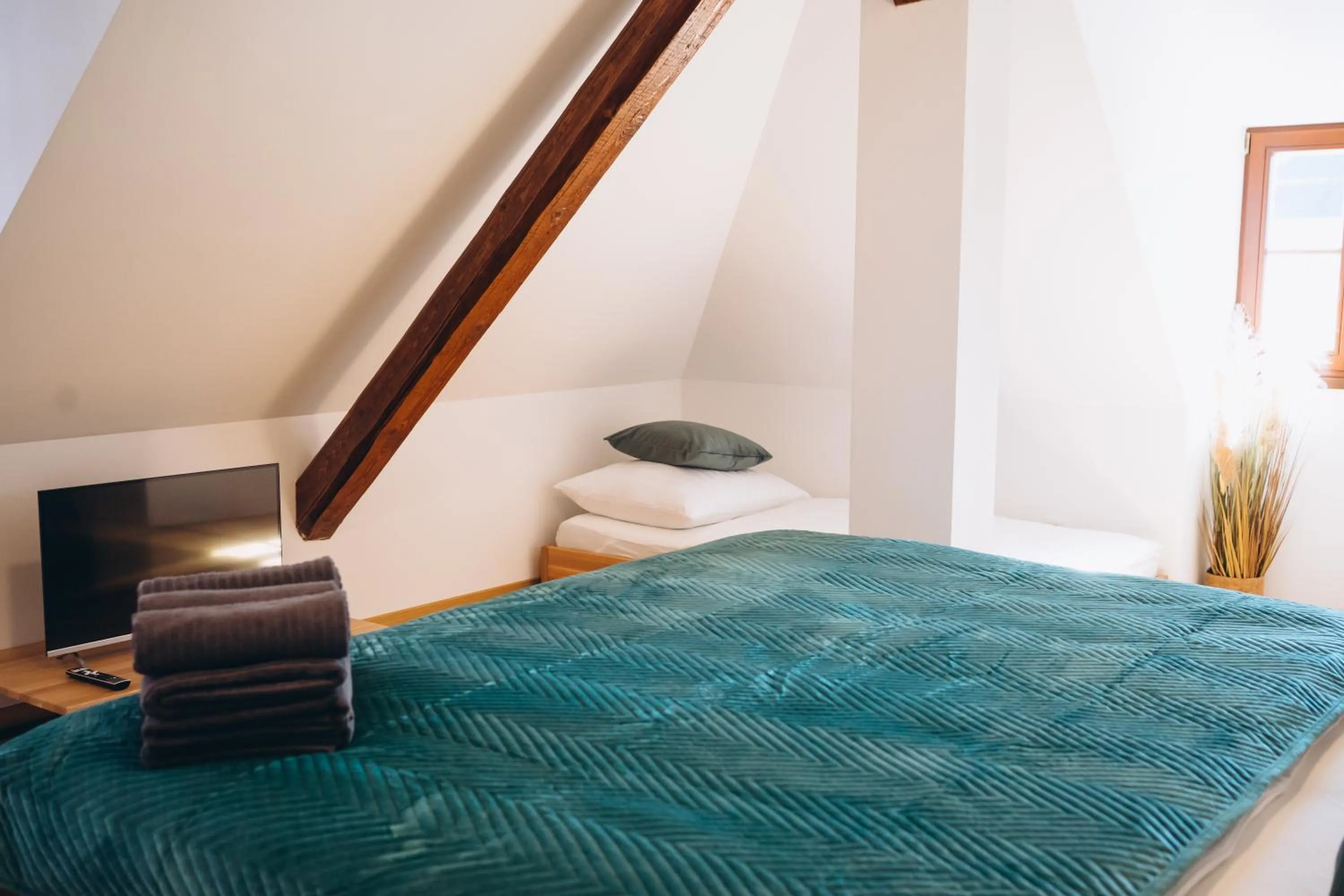 Bed in Penzion Tlustá kachna