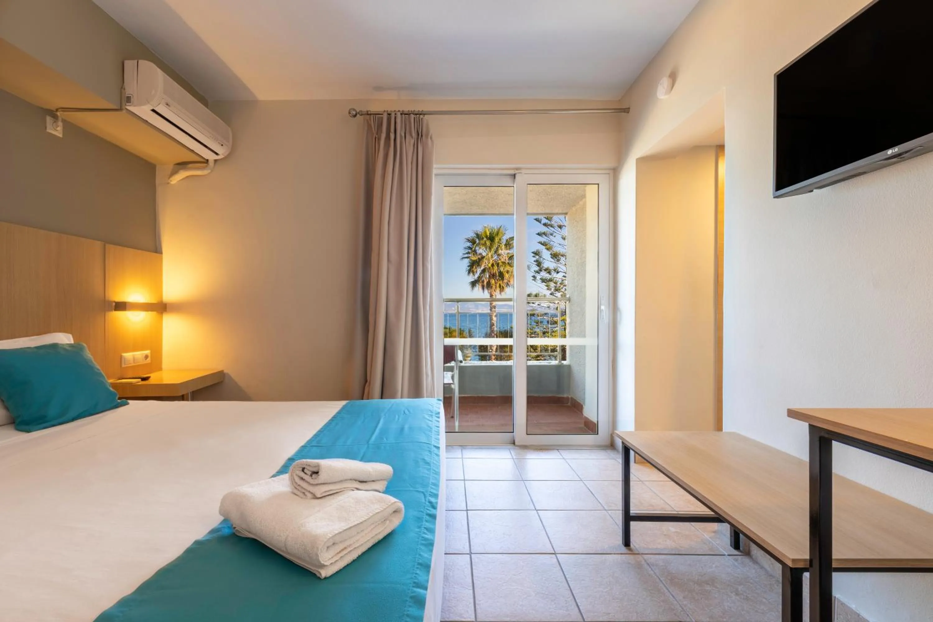 Photo of the whole room, Bed in Kos City Sunstone Hotel