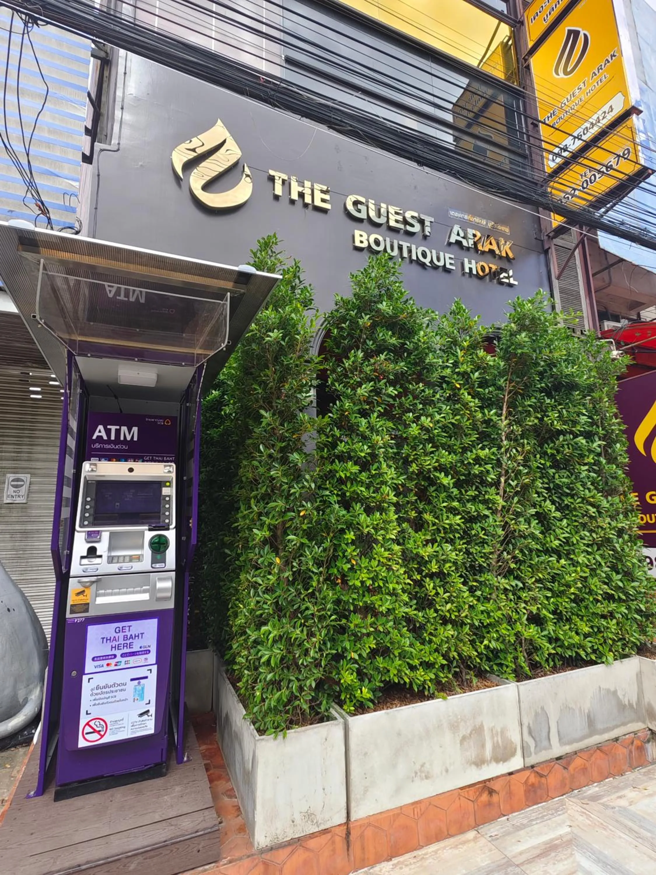 ATM in The Guest Arak Boutique Hotel