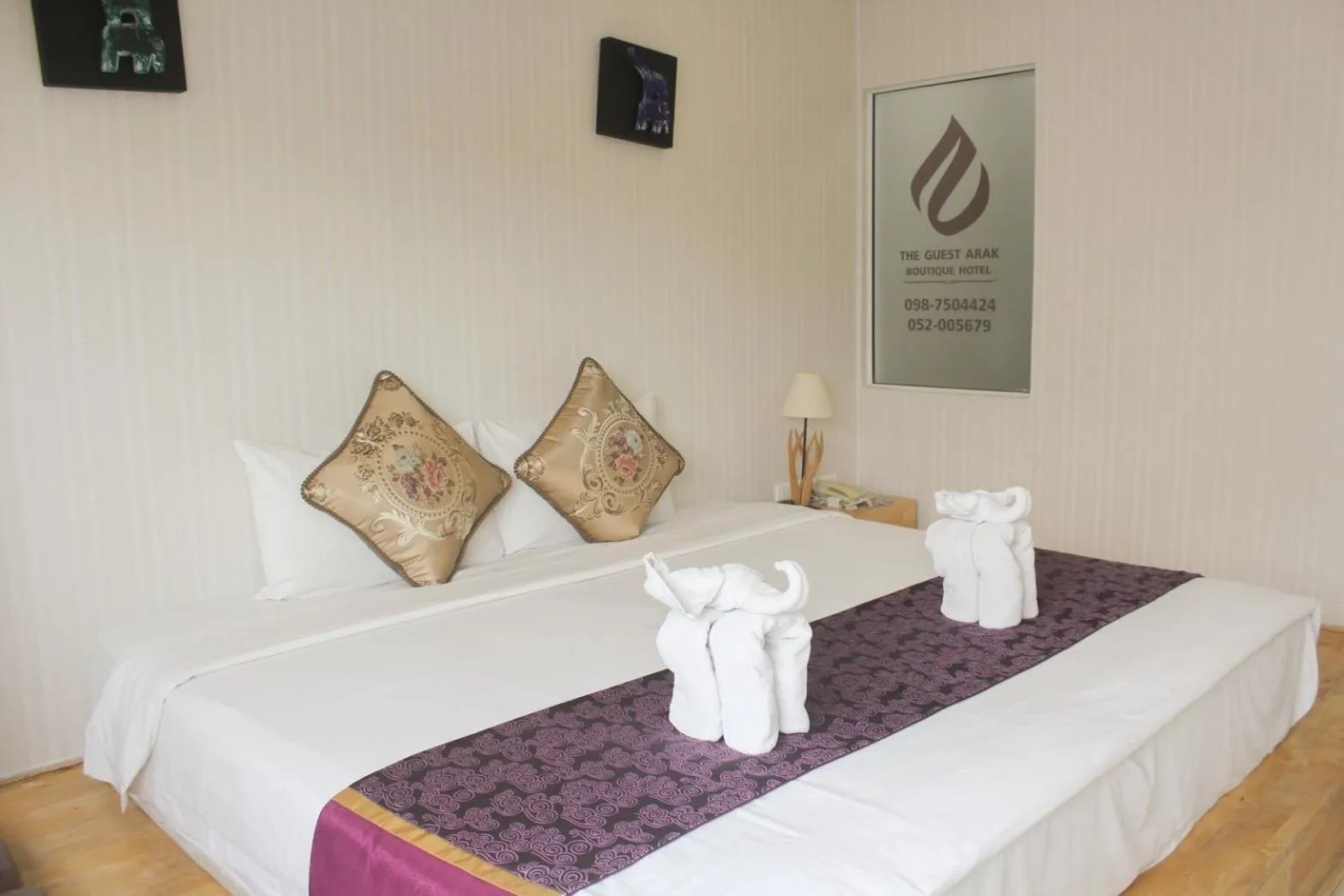 Bed in The Guest Arak Boutique Hotel