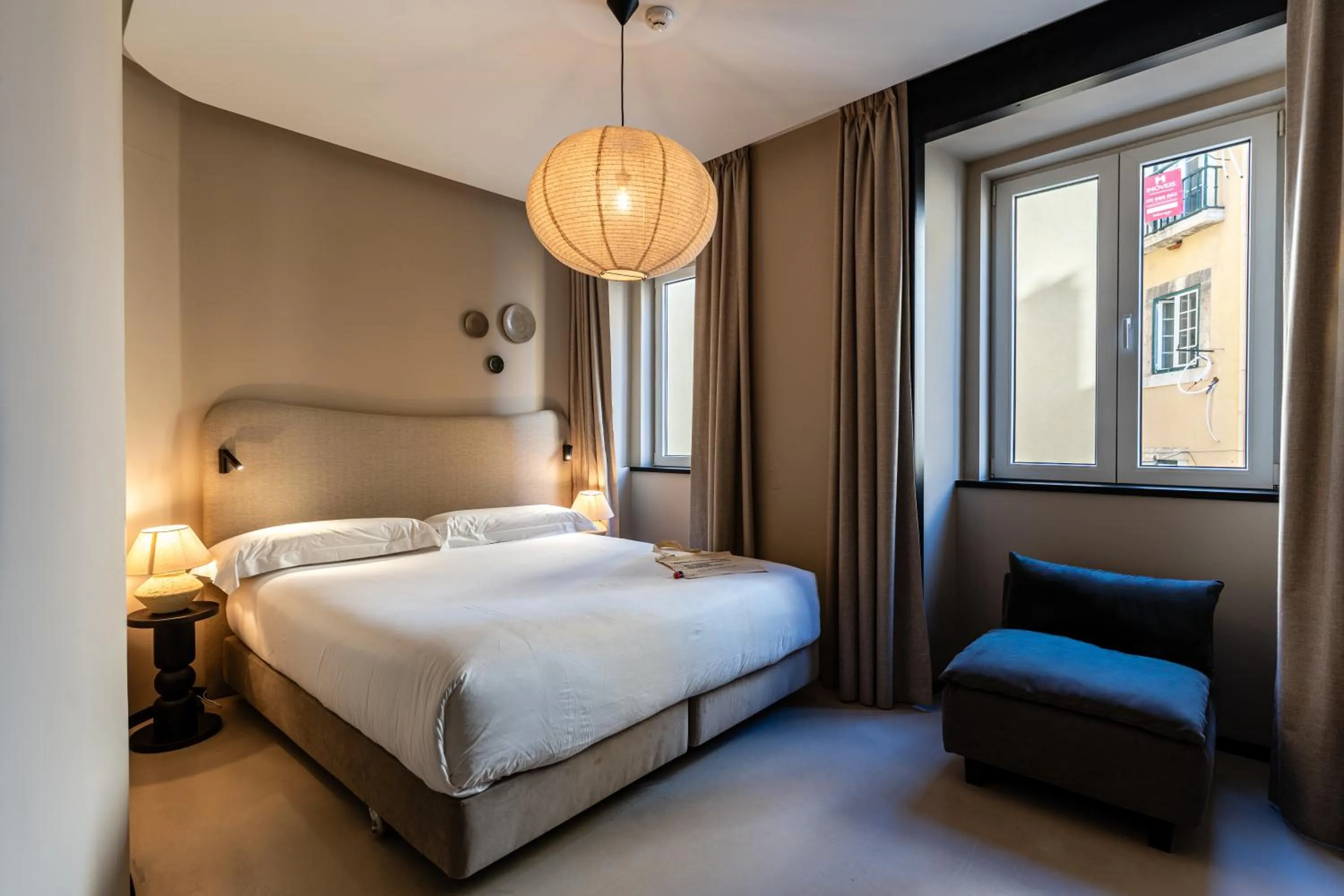 Bed in Casa Teva Lisboa Boutique Hotel by chic&basic