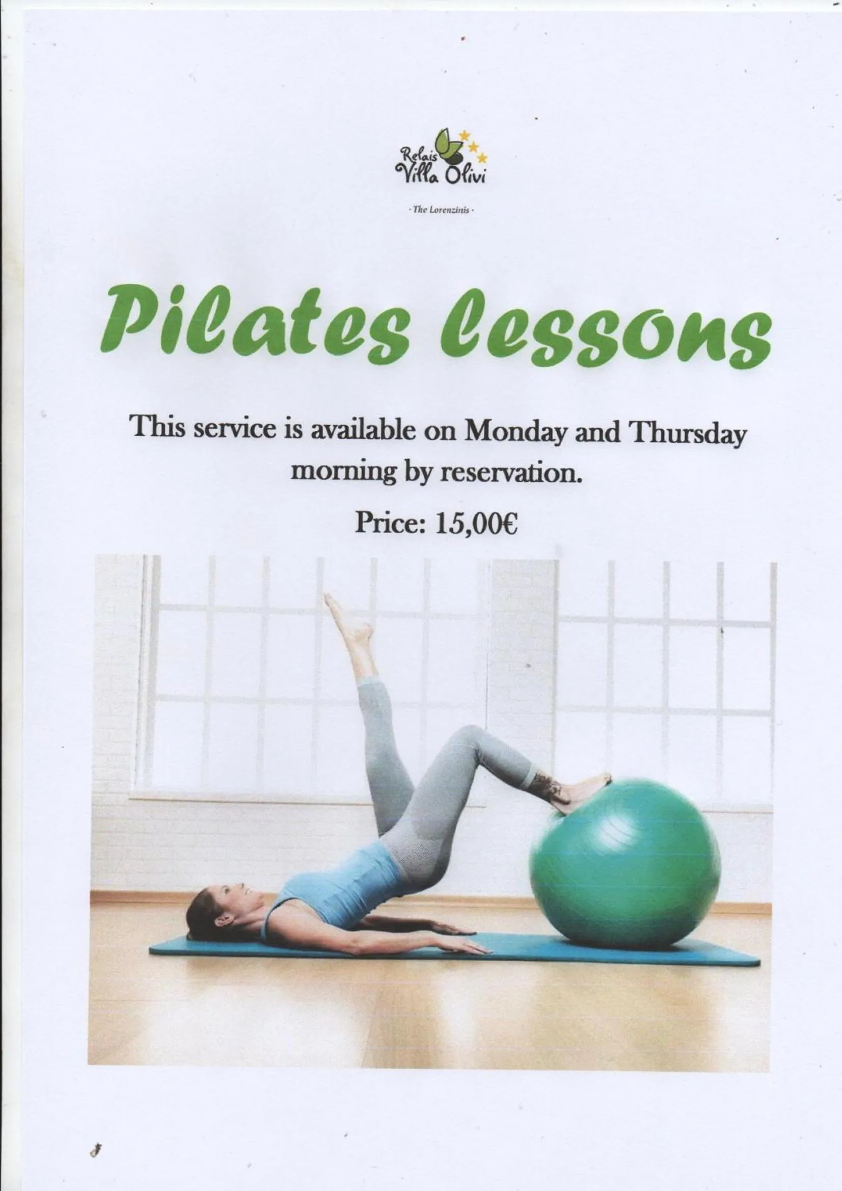 Activities in Relais Villa Olivi