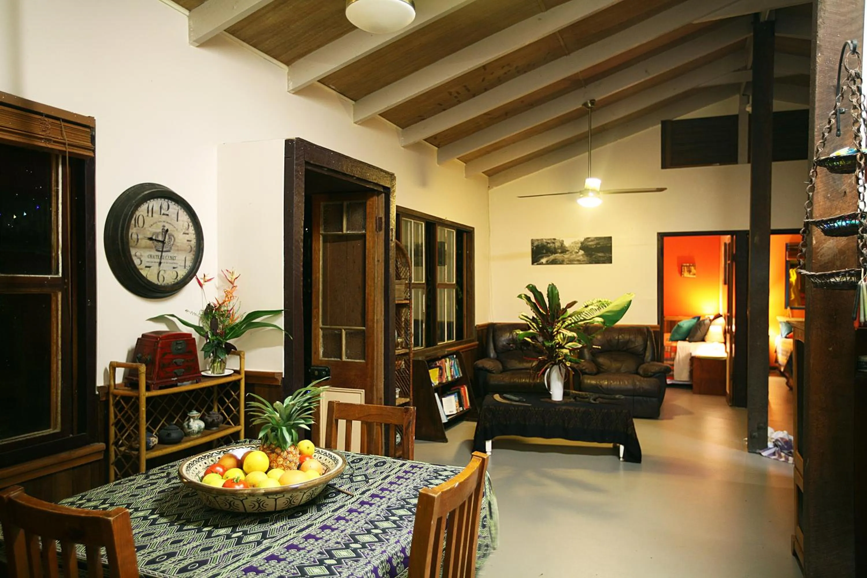 Living room in Tropical Bliss bed and breakfast