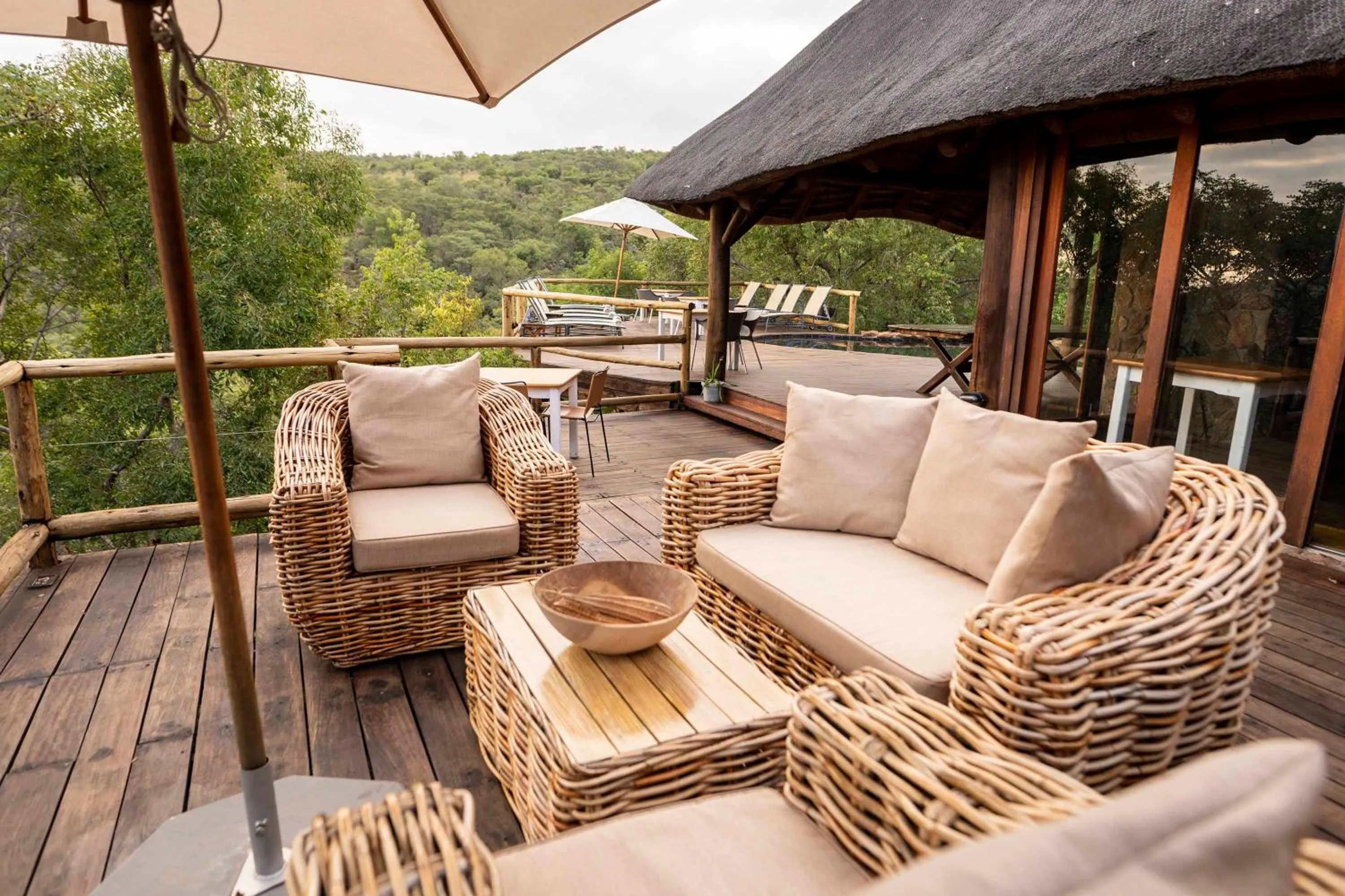 Balcony/Terrace in Tshwene Lodge