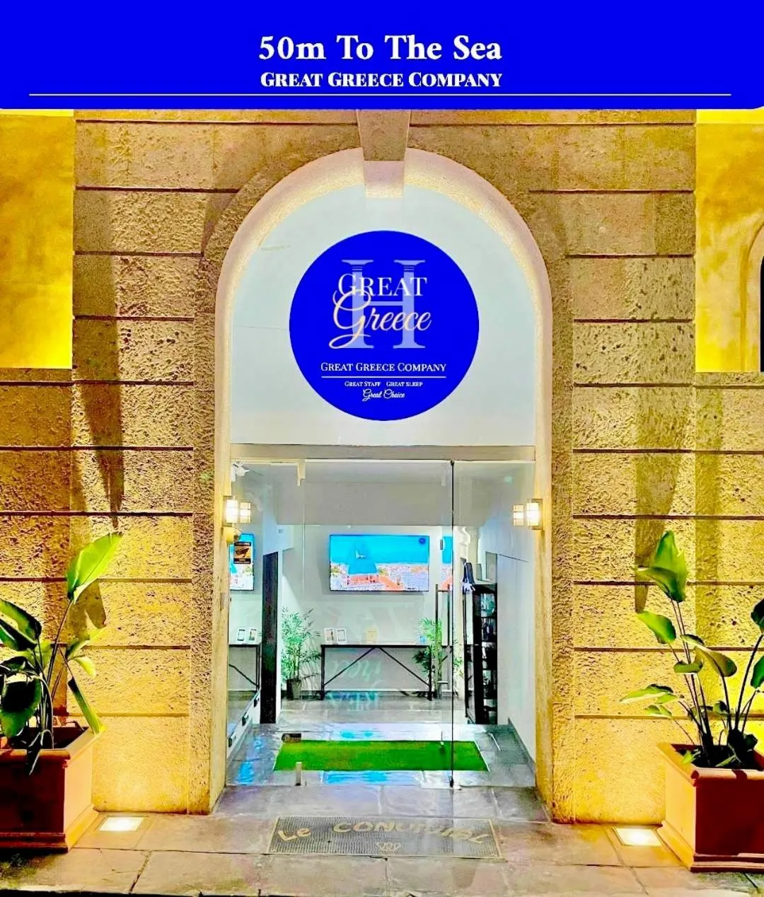 Property logo or sign in Great Greece Le Convivial Suites