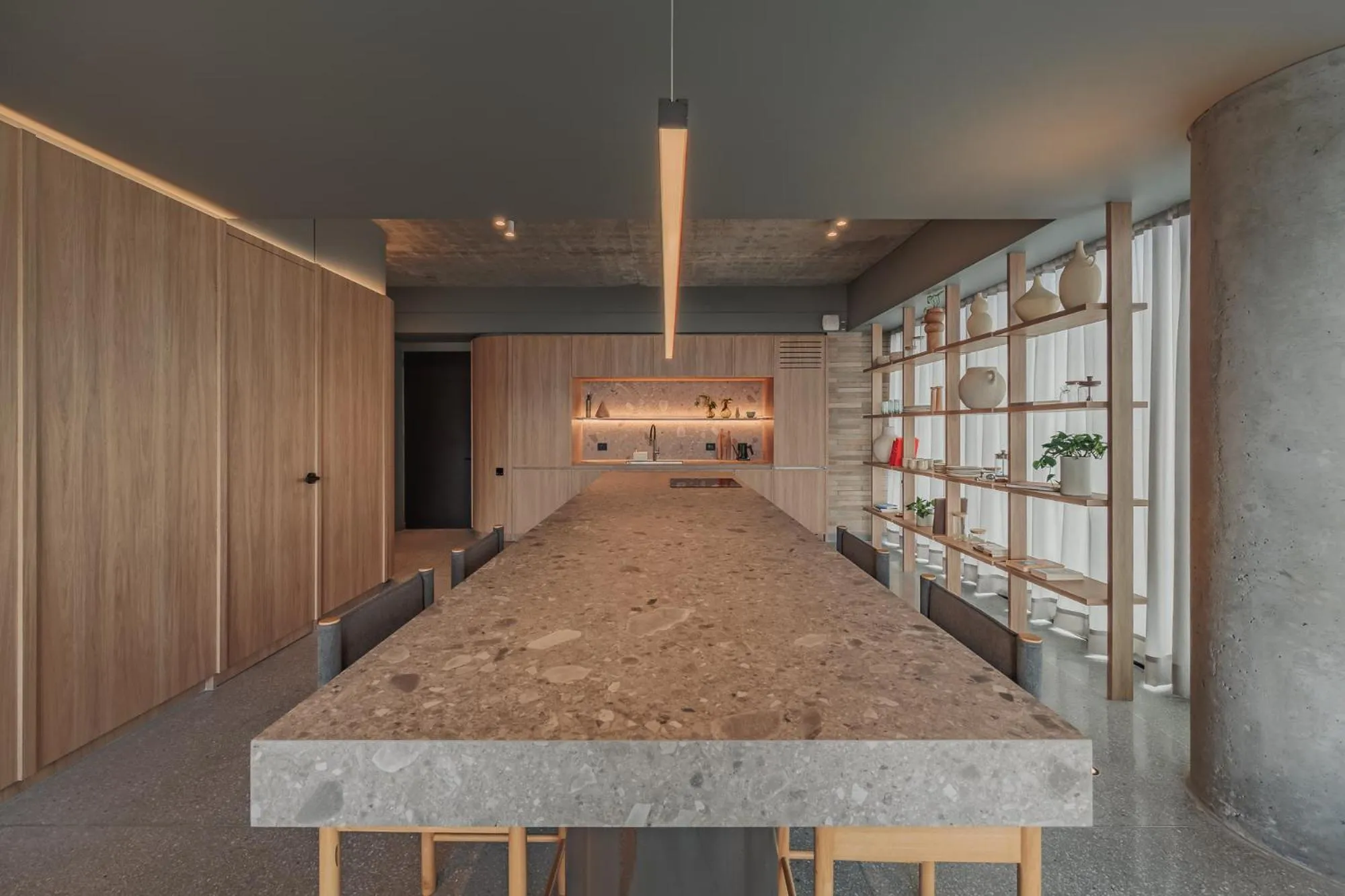 Kitchen or kitchenette in The Somos Loho Hotel