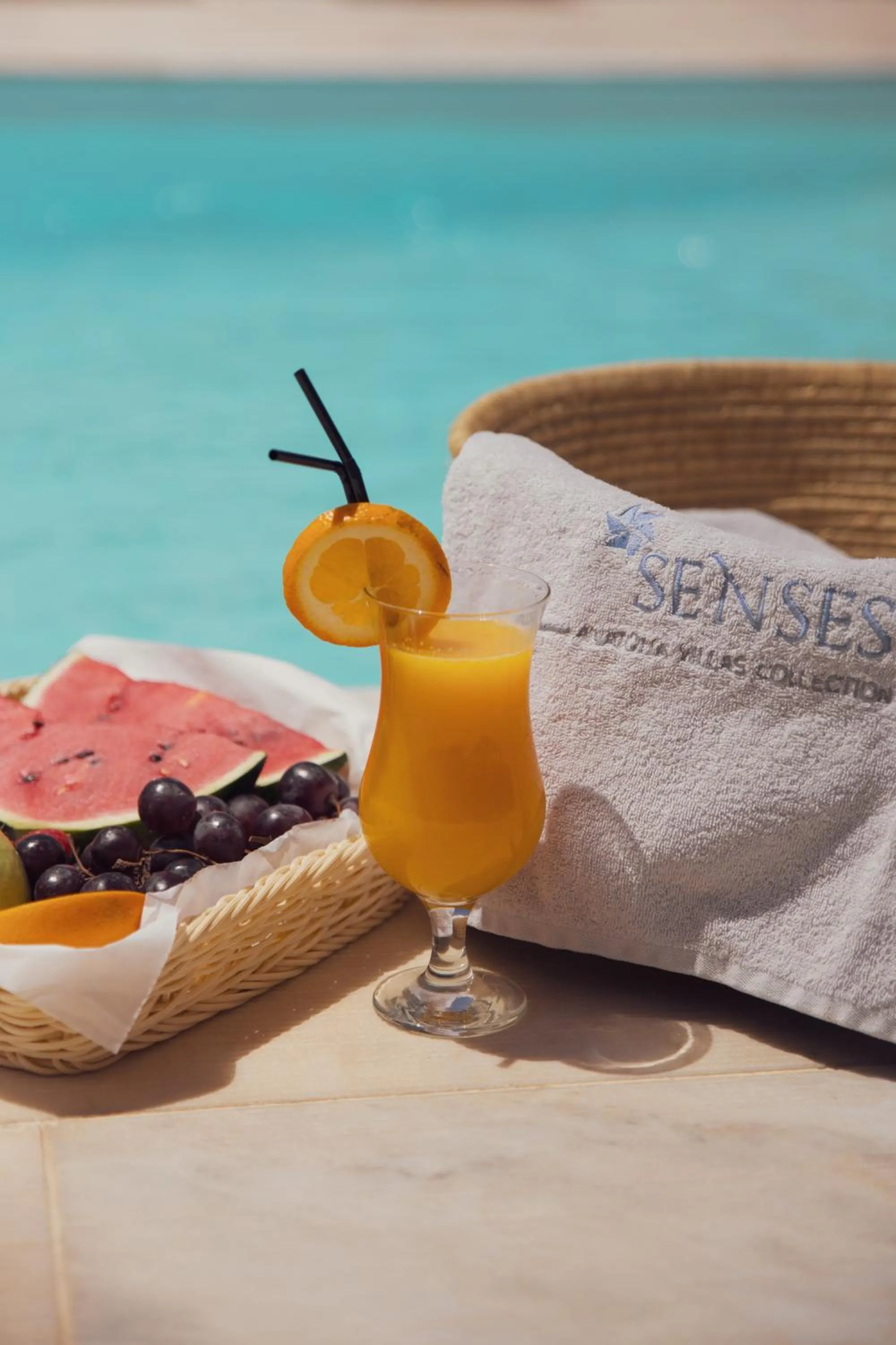 Swimming pool in Senses Luxury Suites & Villas