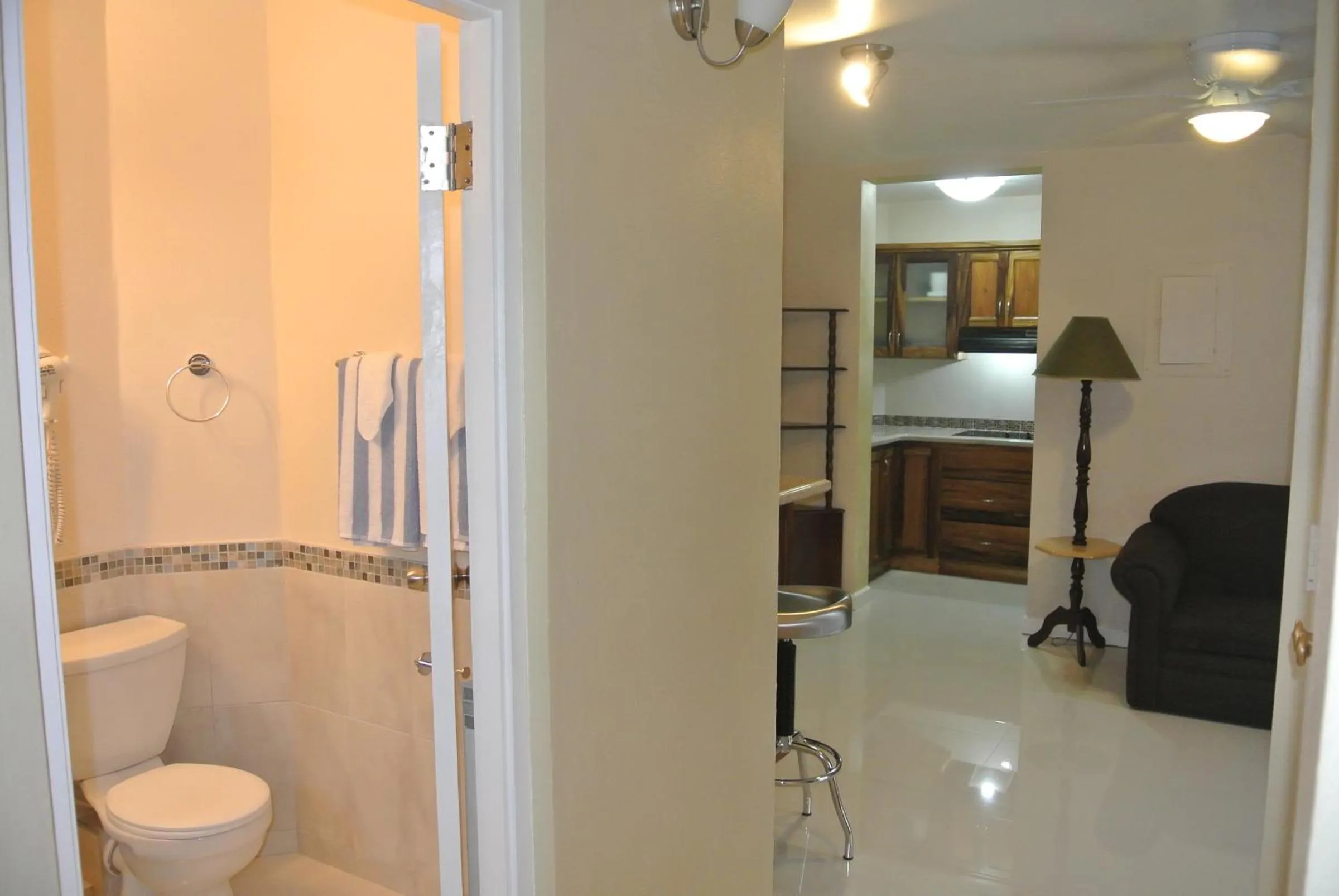 Area and facilities in Beach One Bedroom Suite 13