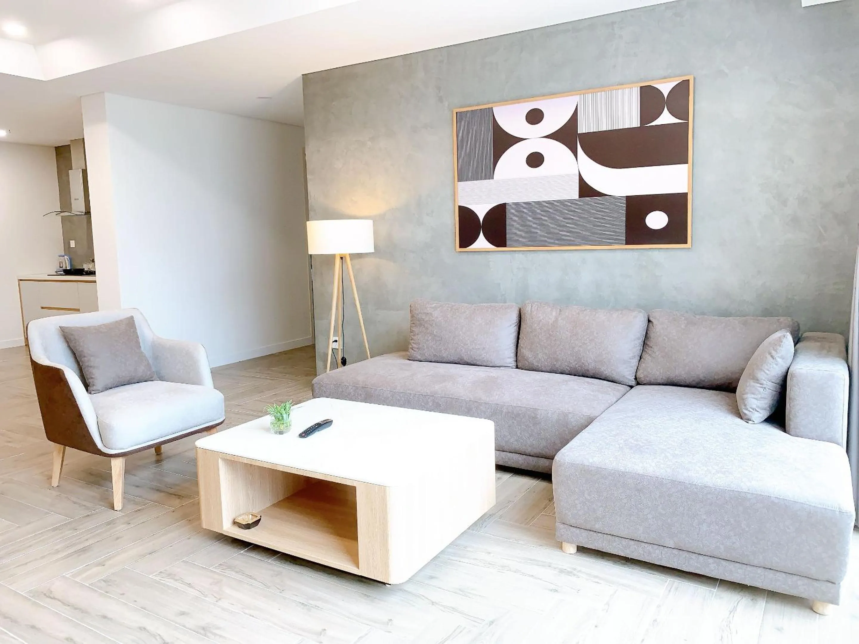 Living room in Ha Tay Millennium Apartments - Free Gym Pool