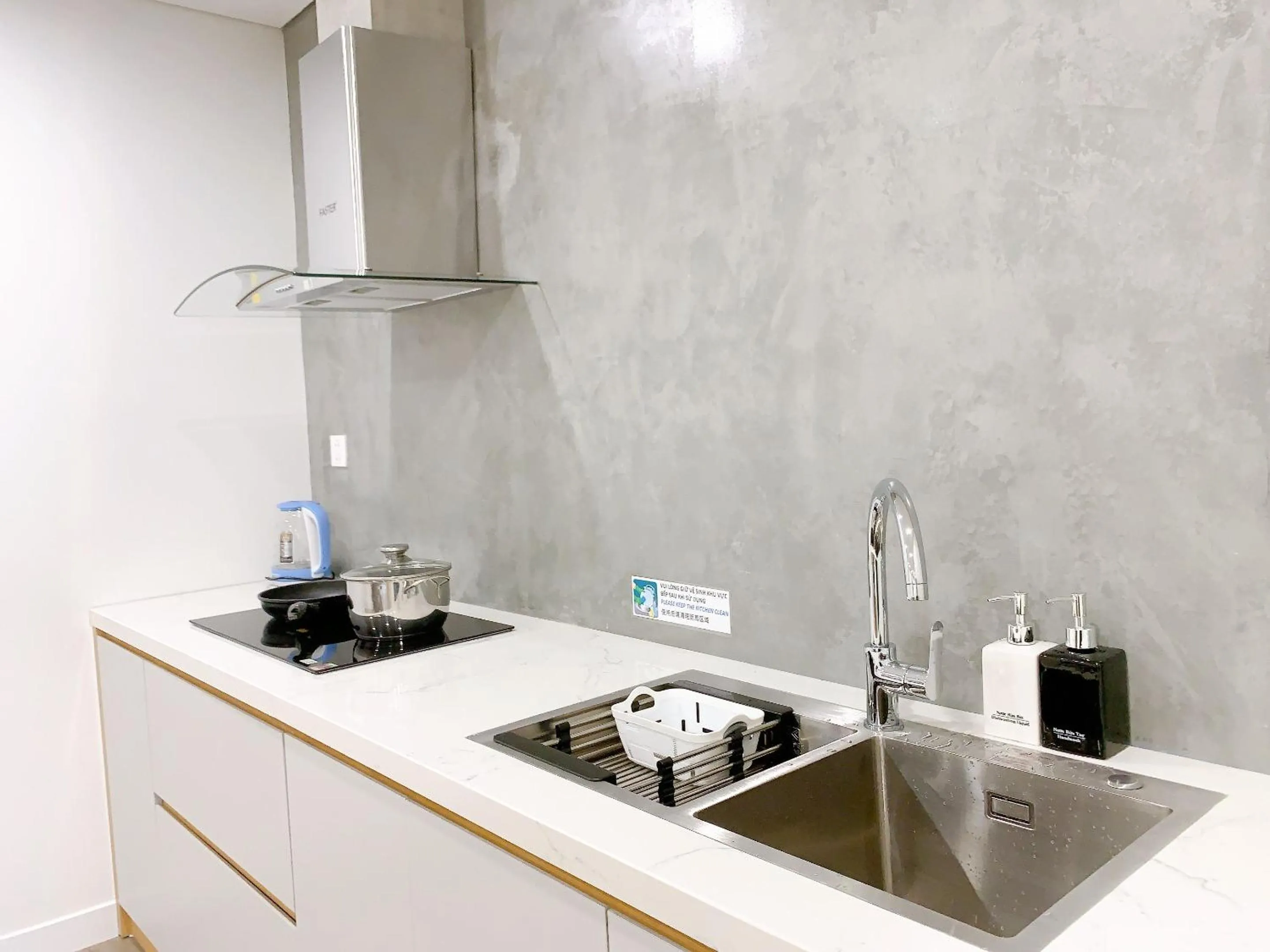 Kitchen or kitchenette in Ha Tay Millennium Apartments - Free Gym Pool