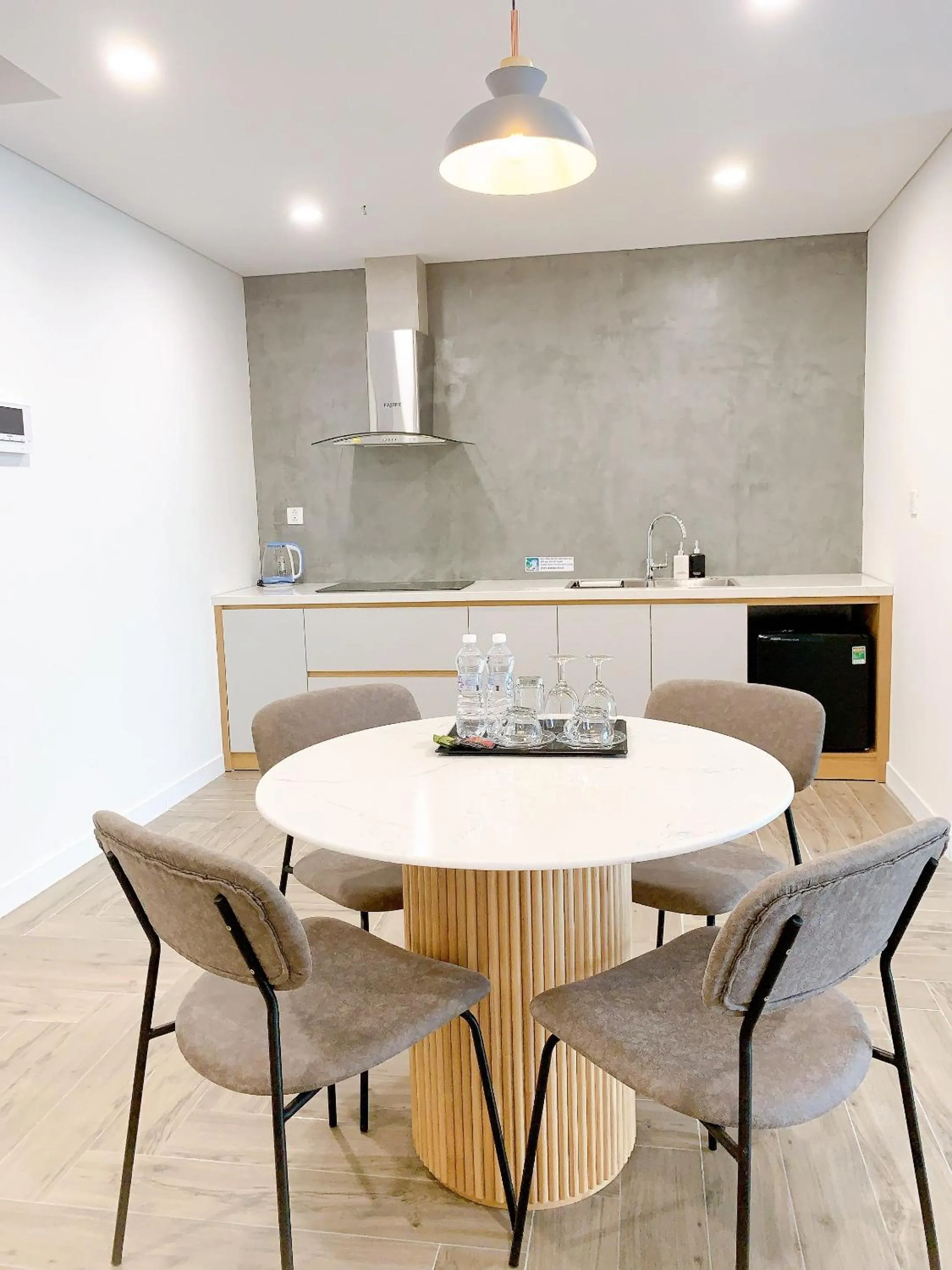 Kitchen or kitchenette in Ha Tay Millennium Apartments - Free Gym Pool