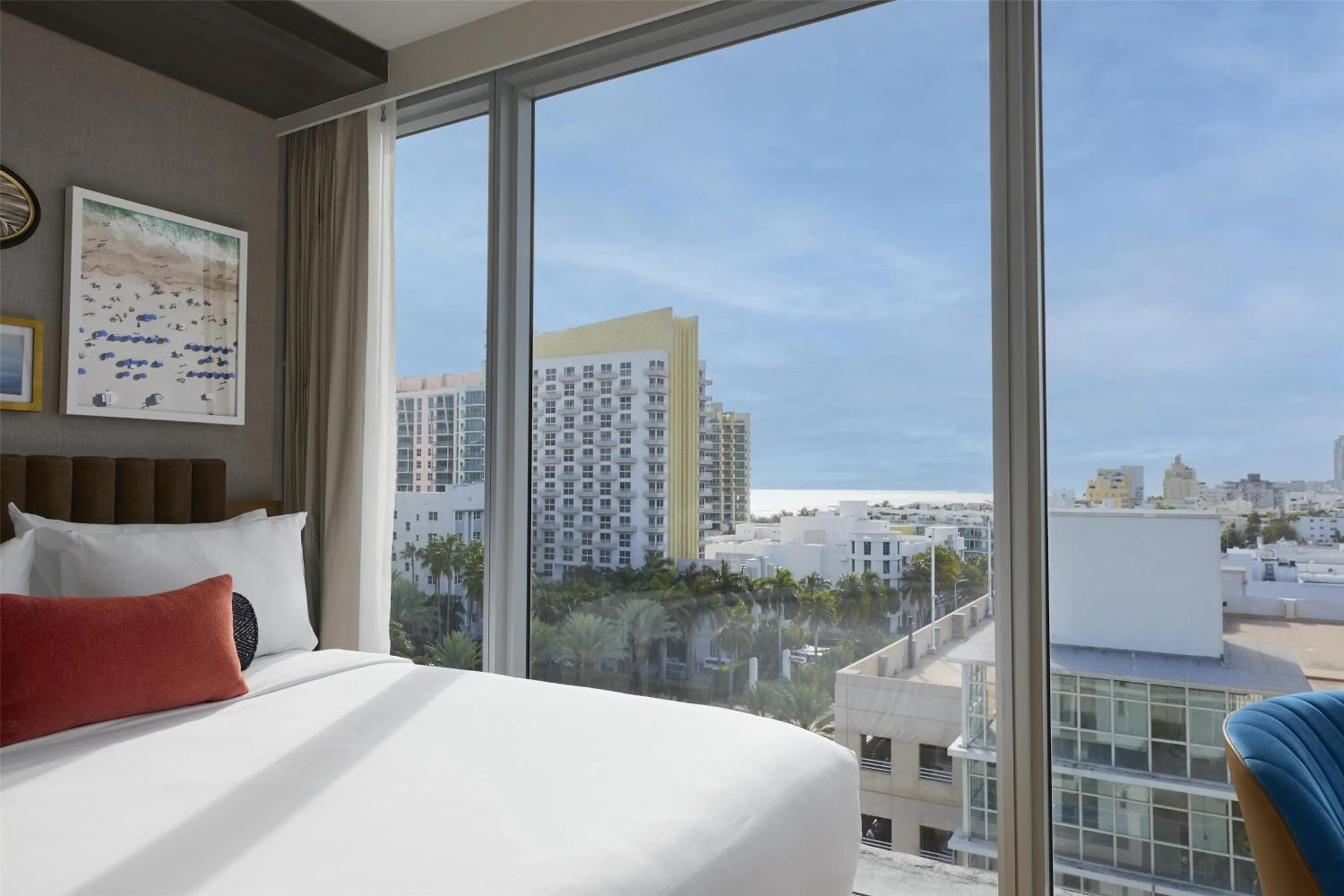 View (from property/room), Bed in Hyatt Centric South Beach Miami