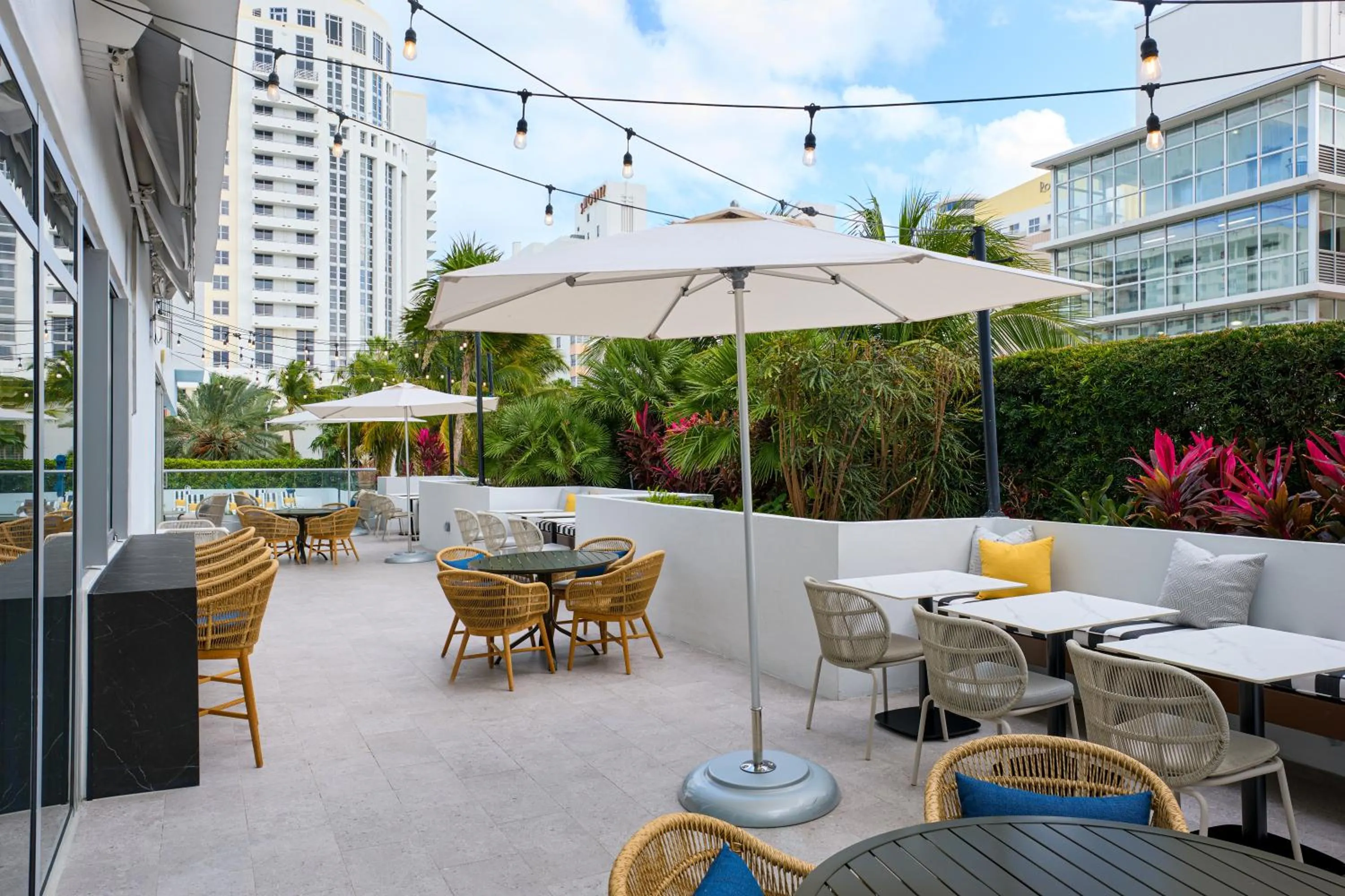 Patio in Hyatt Centric South Beach Miami