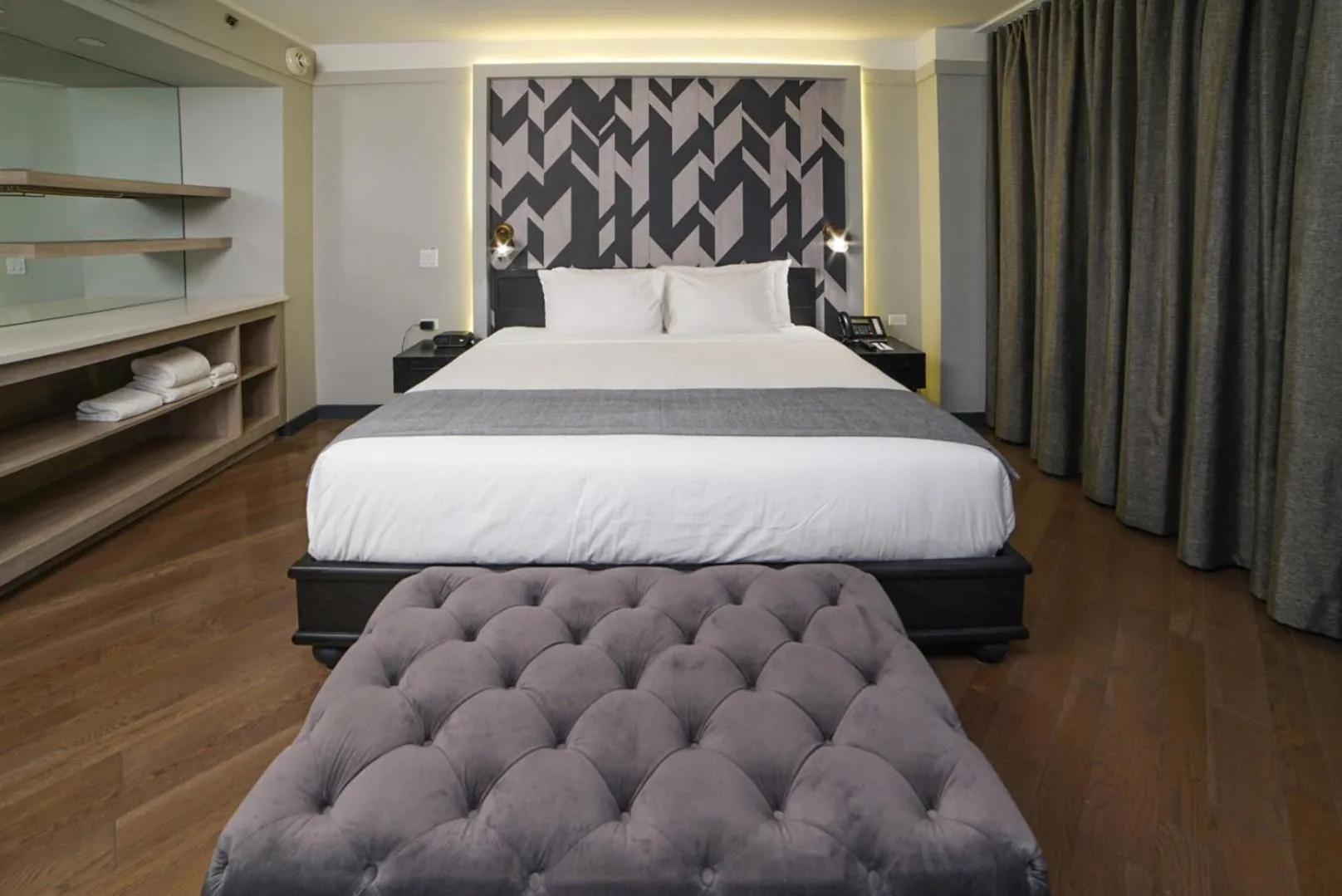 Bed in The Tillary Hotel Brooklyn