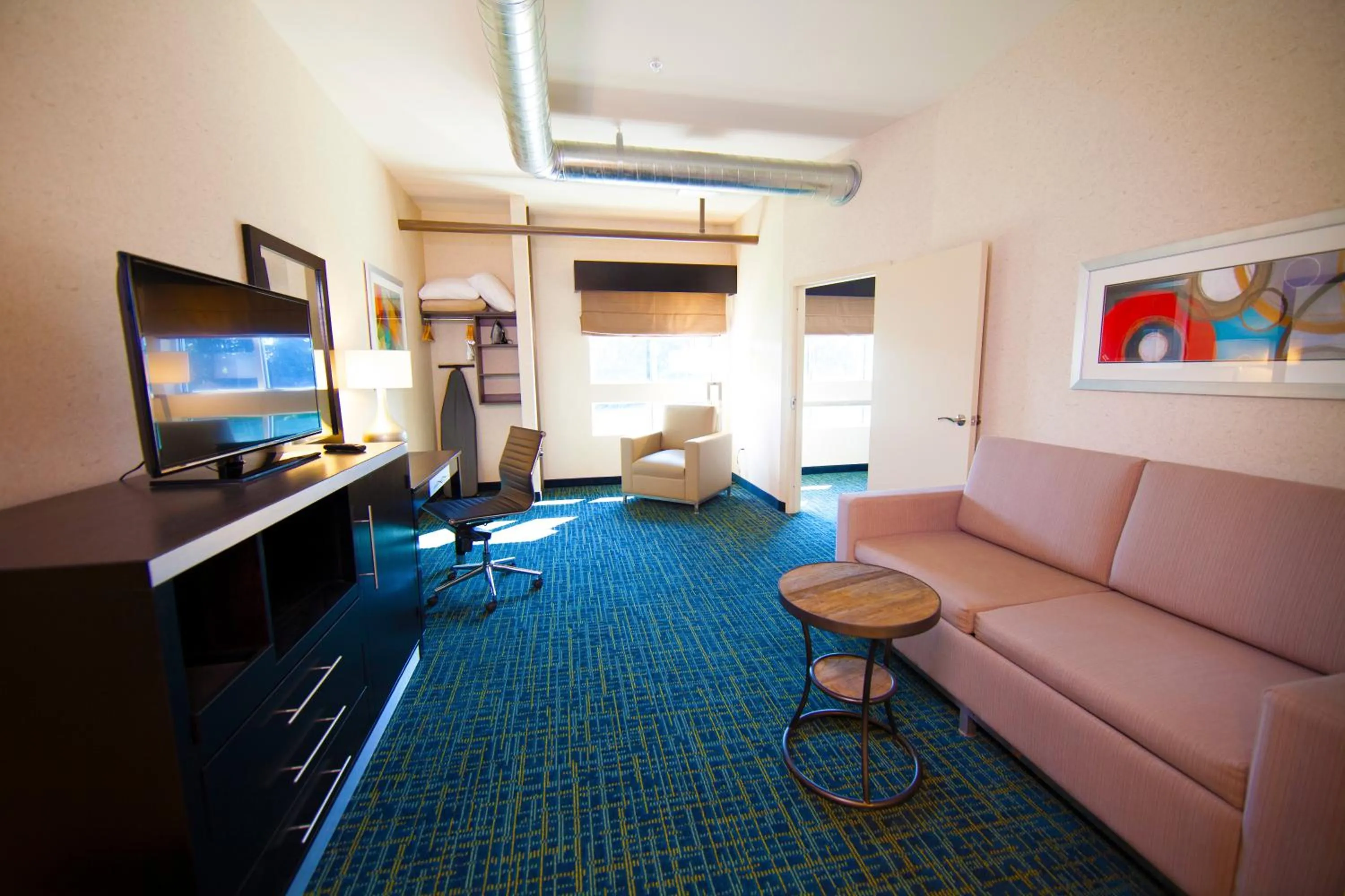 Living room in Warehouse Hotel at The Nook