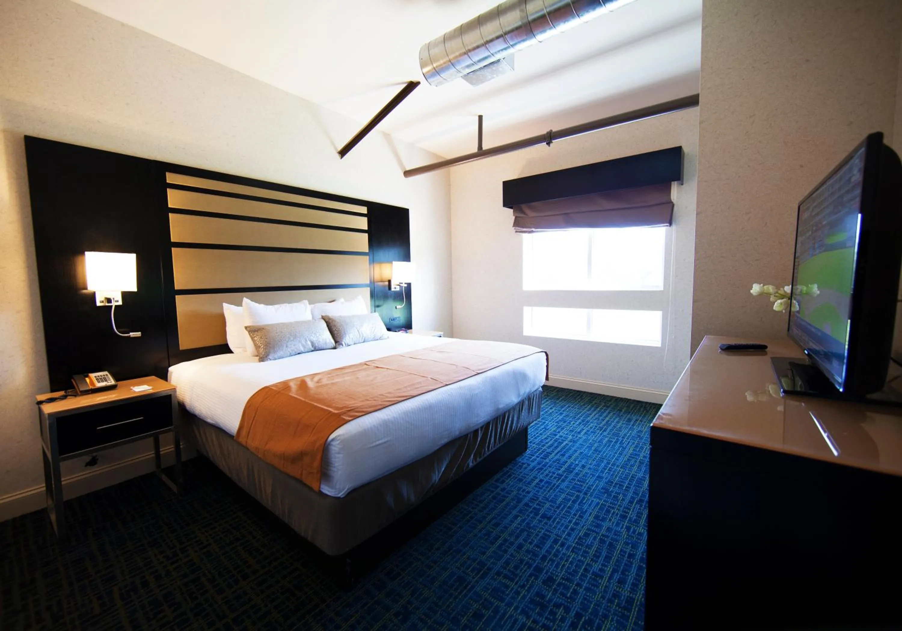 Bed in Warehouse Hotel at The Nook