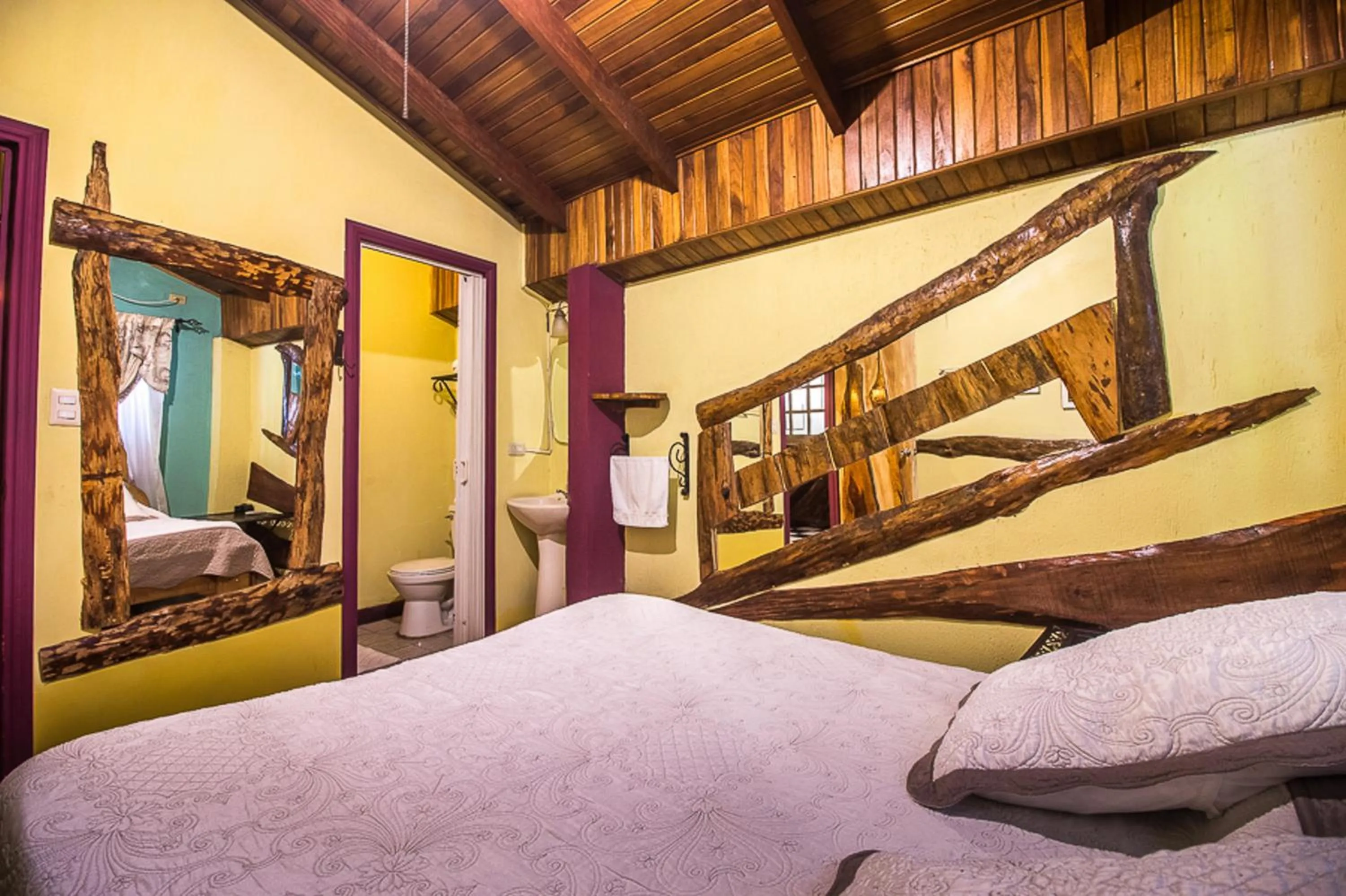 Bed in Casa Antigua Hotel