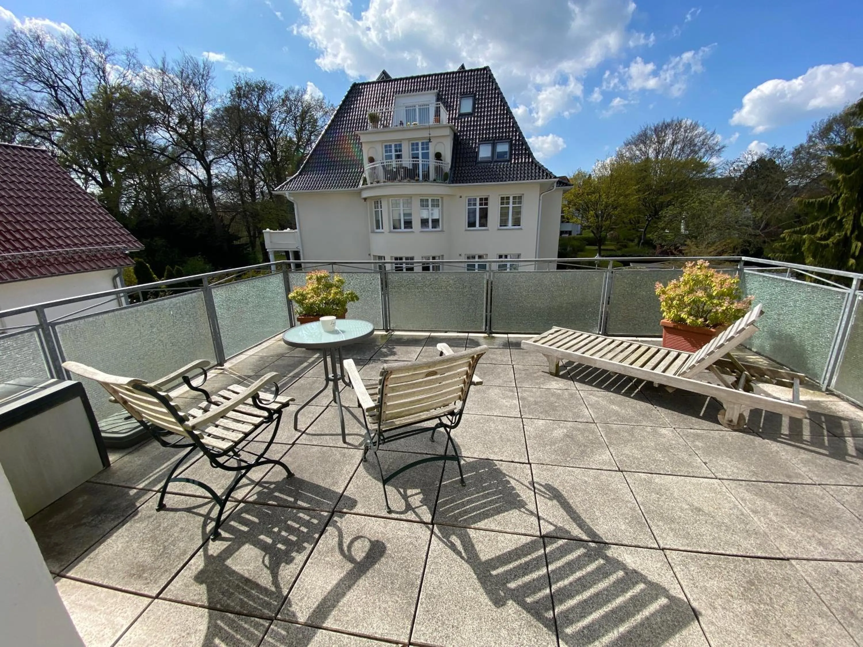 Balcony/Terrace in Villa Pension Strandhaus - adults only