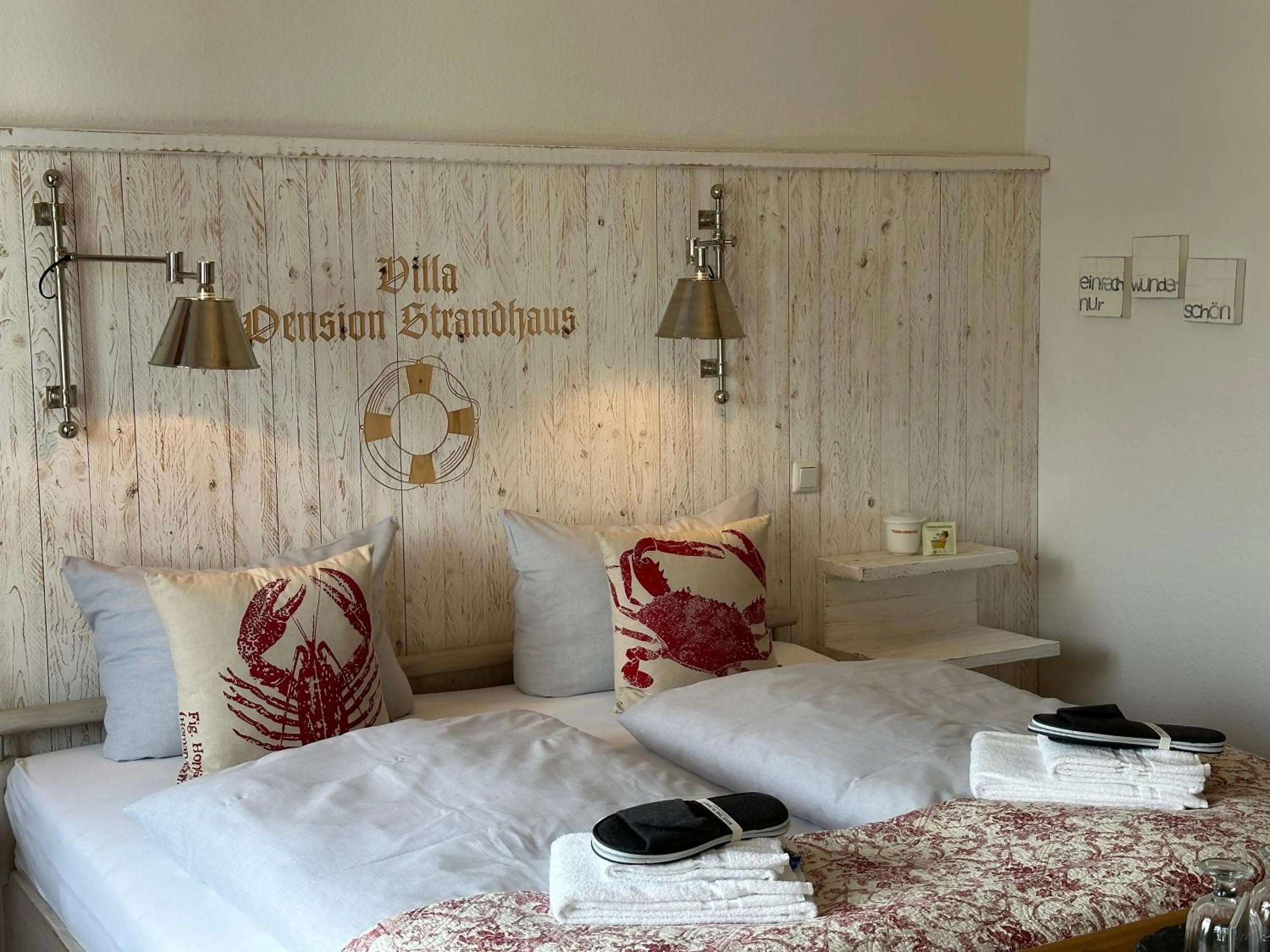 Photo of the whole room, Bed in Villa Pension Strandhaus - adults only