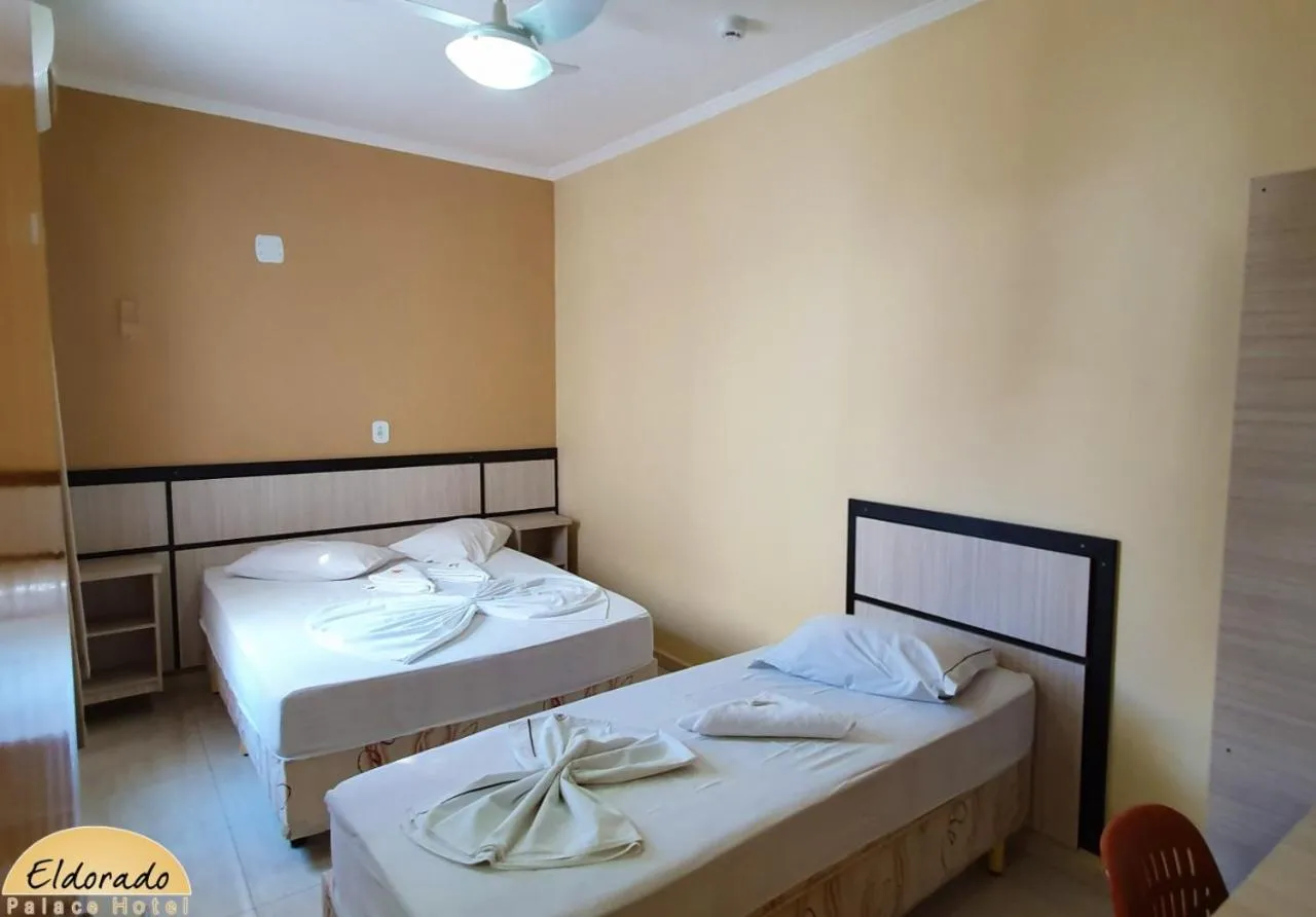 Bed in Eldorado Palace Hotel