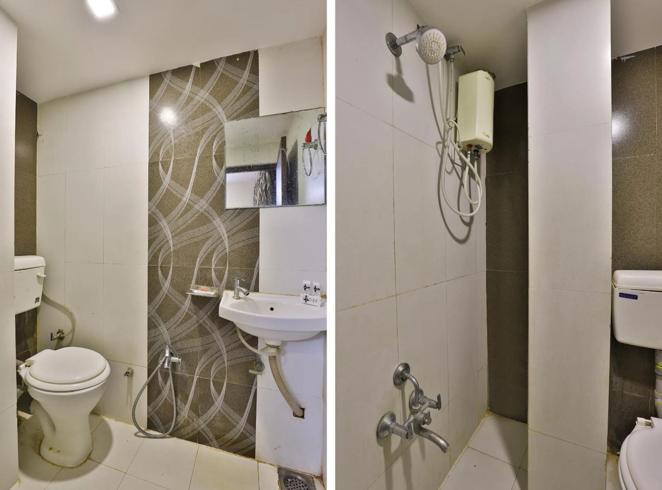 Bathroom in Hotel O Sri Balaji Residency