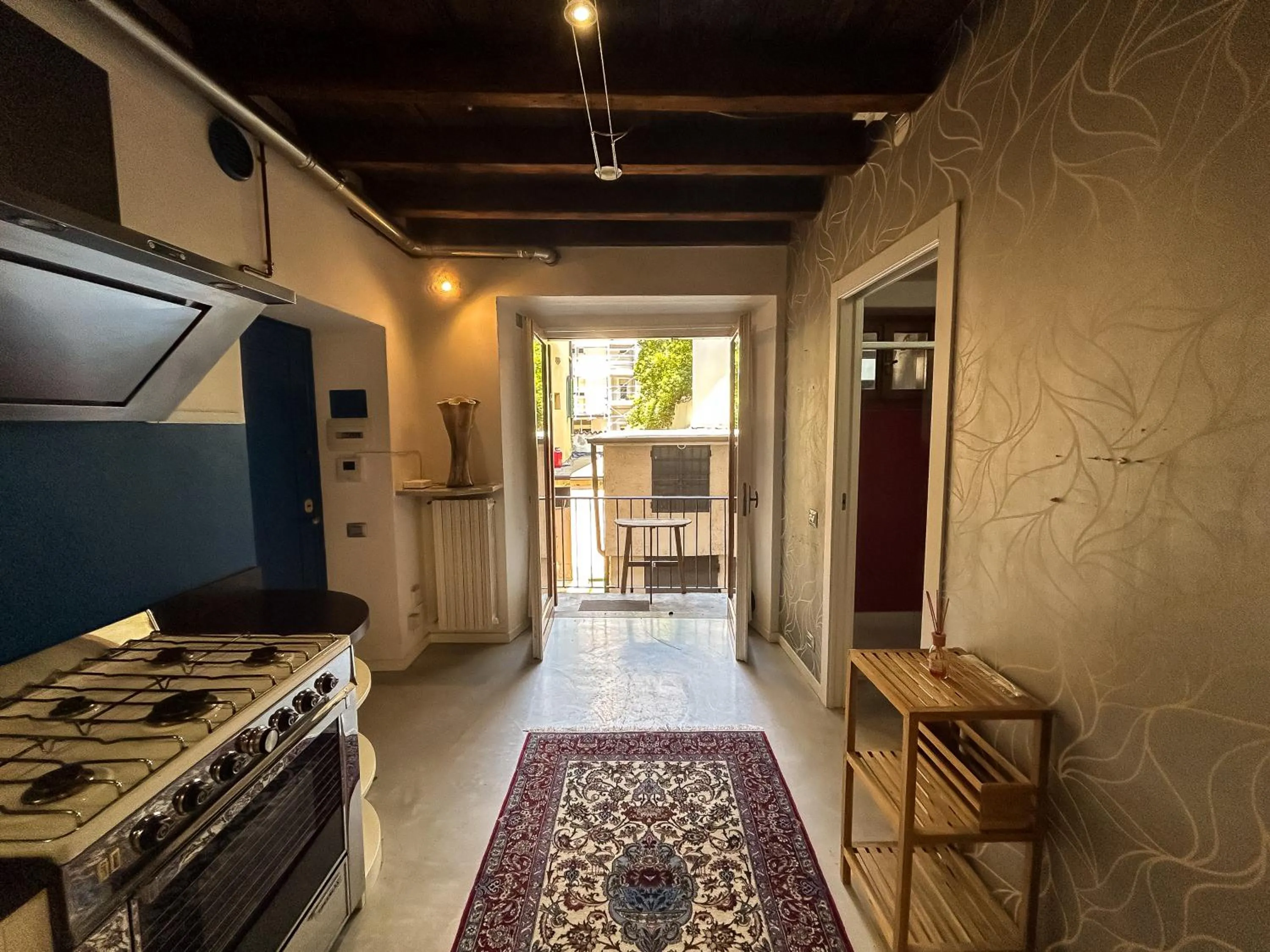 Kitchen or kitchenette in Dimora Storica nel Cuore di Bergamo