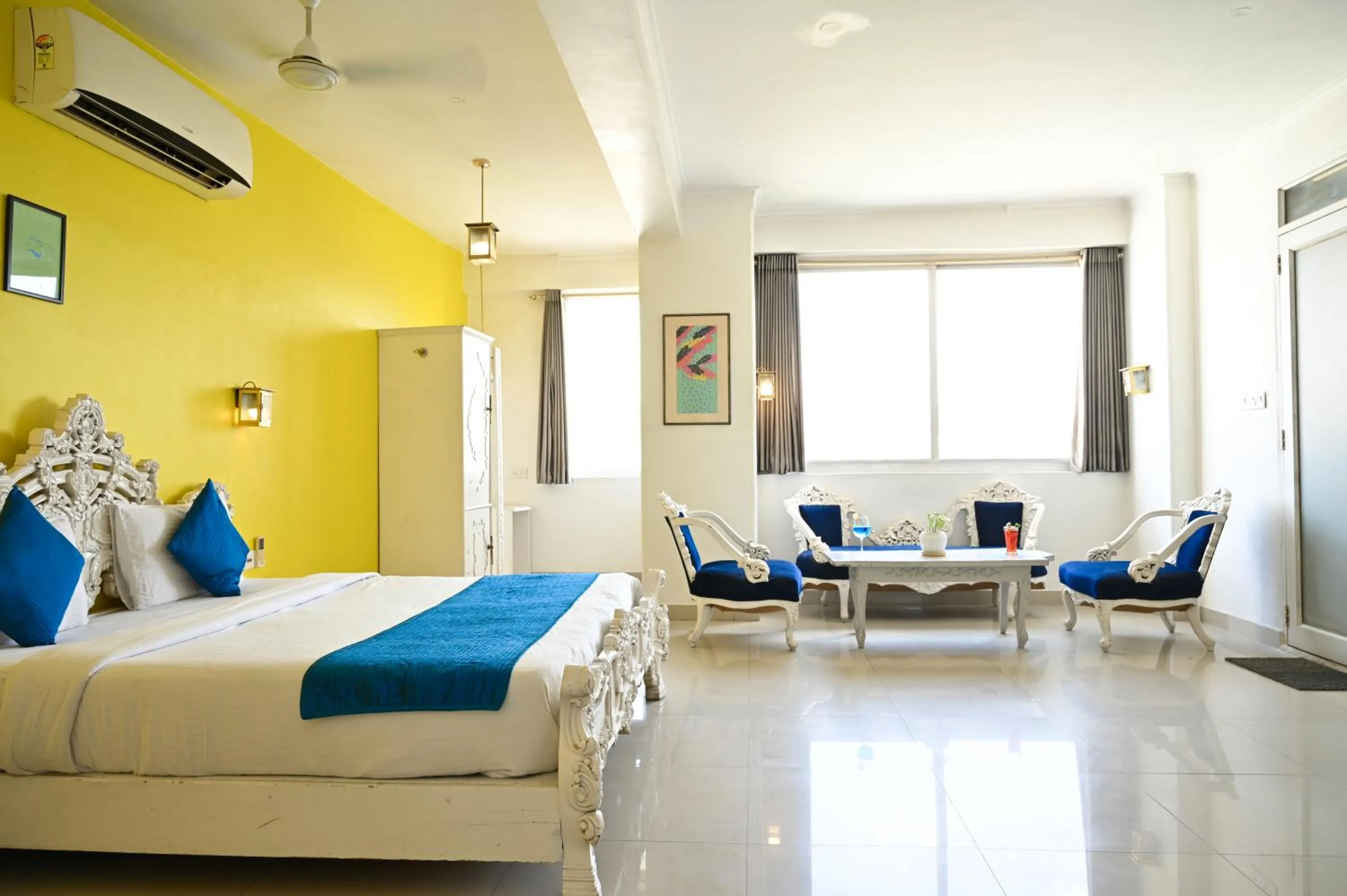 Bed in Hotel Dodas Palace