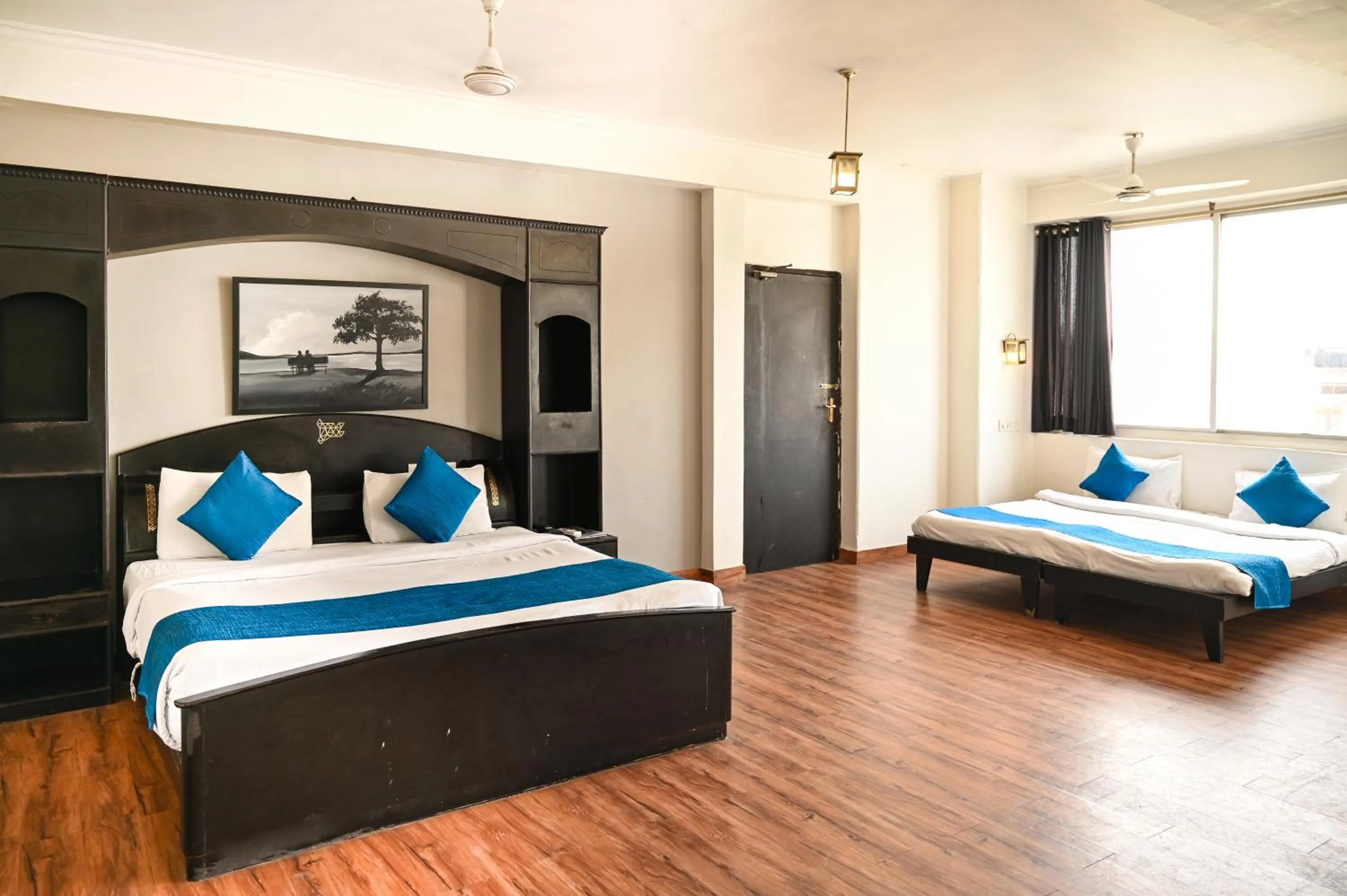 Bed in Hotel Dodas Palace