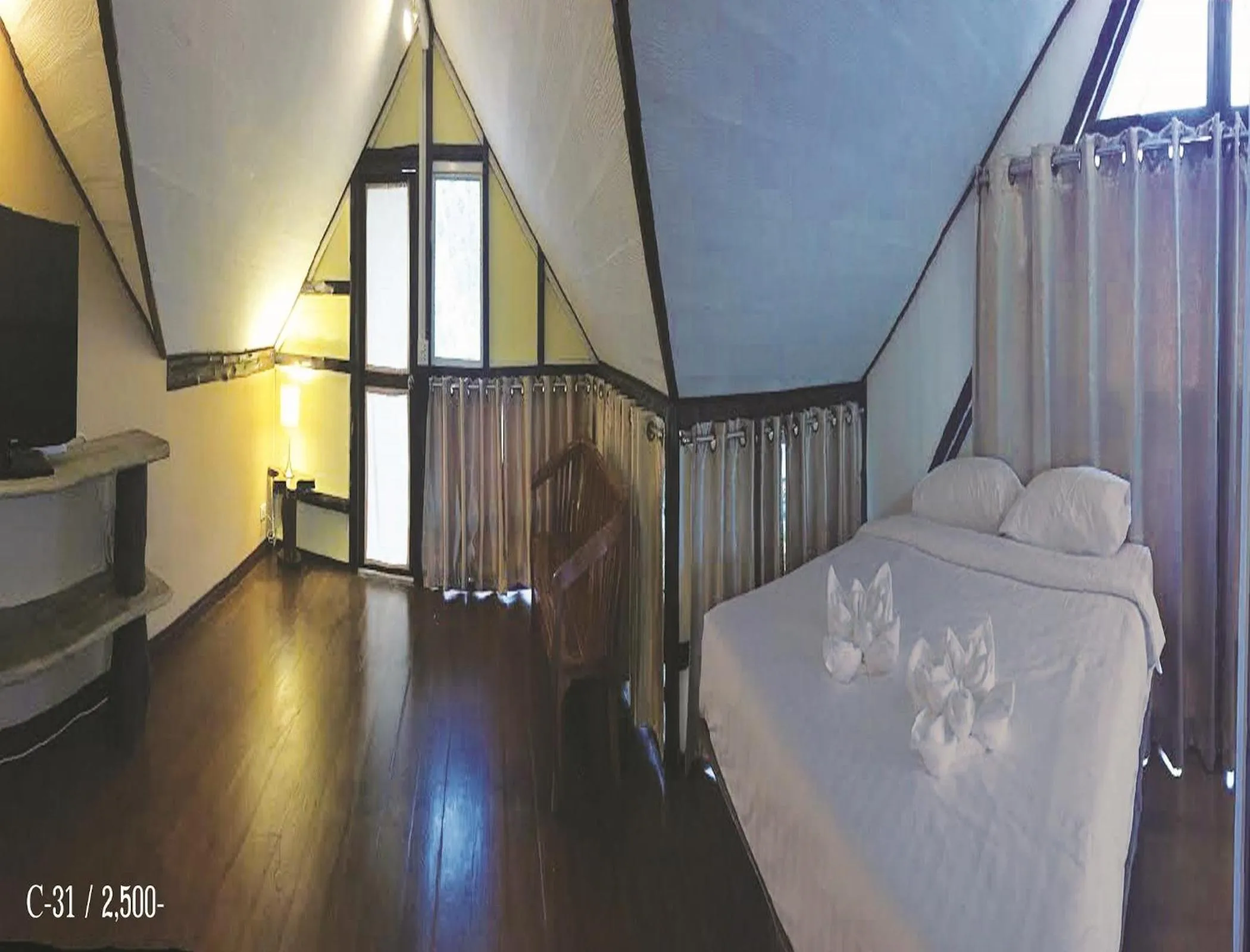 Bed in Rao Ga Khao Resort