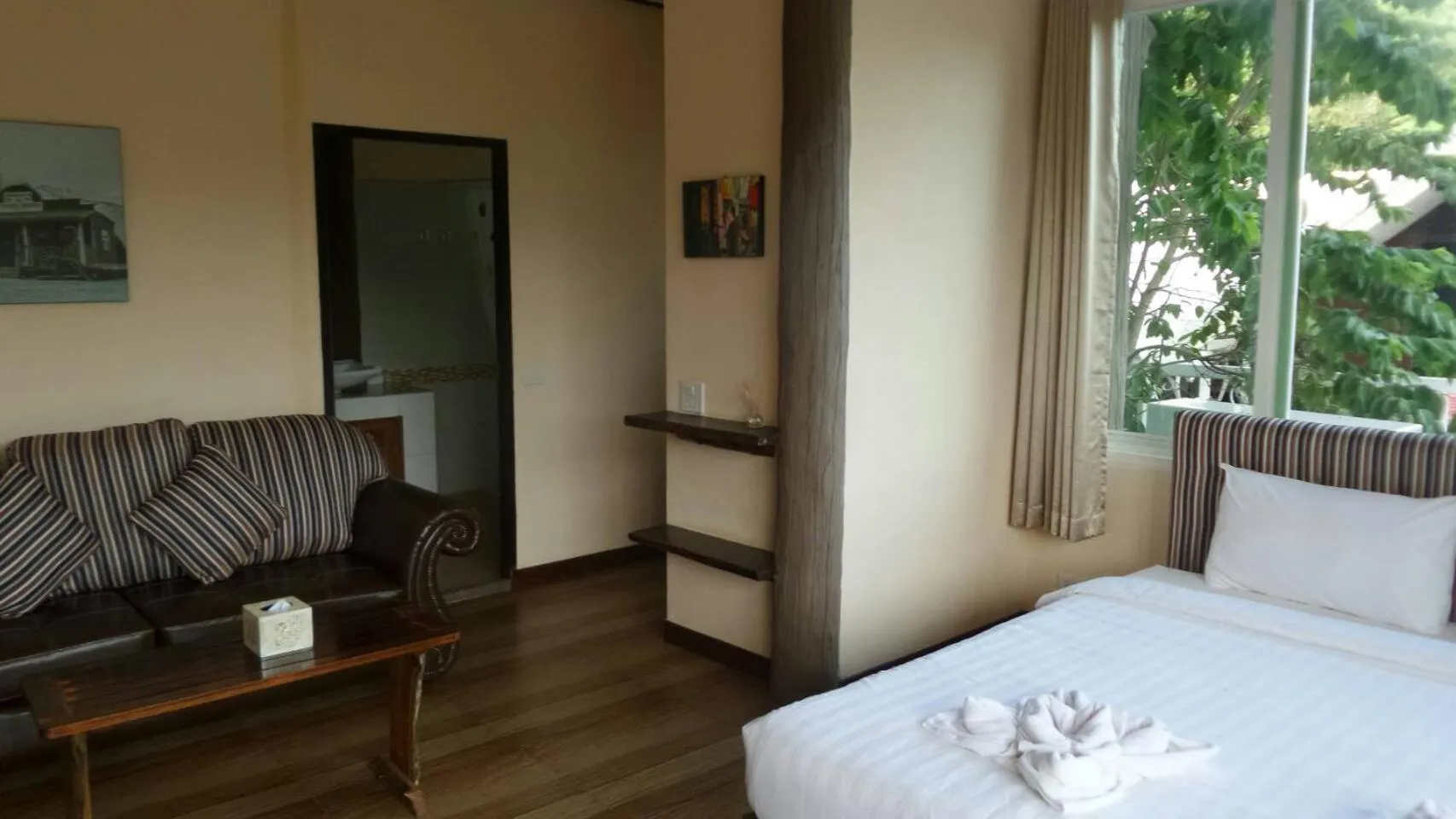 Bed in Rao Ga Khao Resort