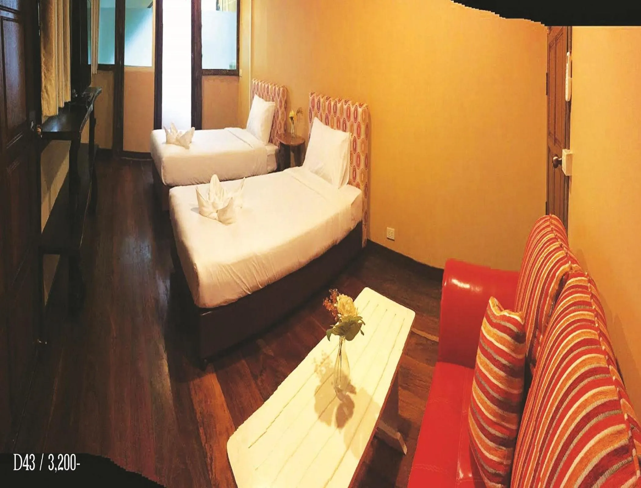 Bed in Rao Ga Khao Resort