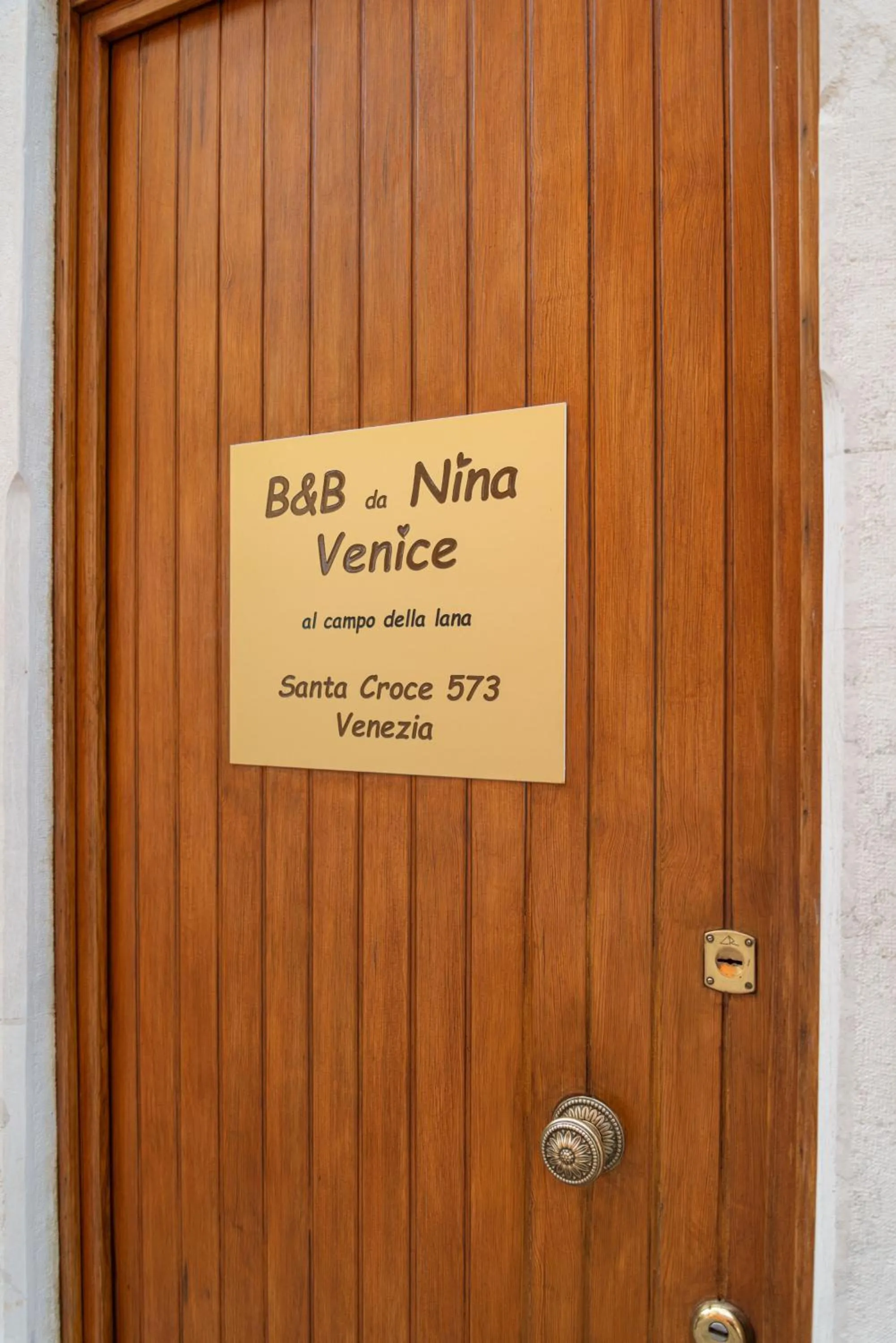 Property logo or sign in B&B Da Nina Venice