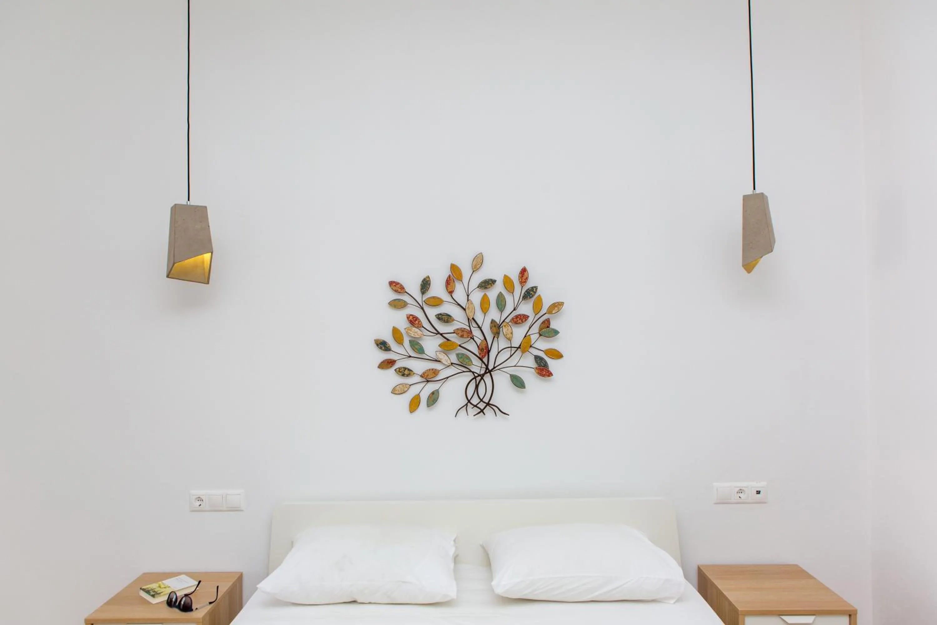 Bed in Villa veranda